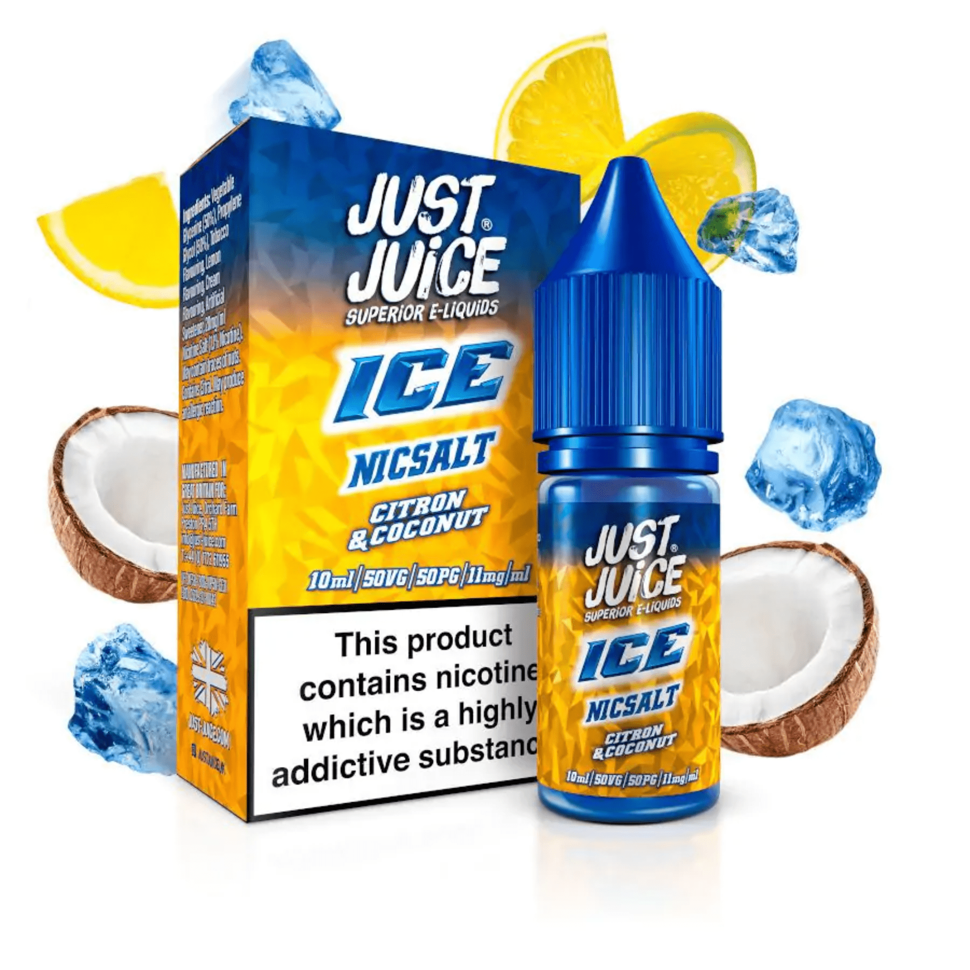 Just Juice - Citron Coconut 10ml - Electromist.co.ukE - LiquidJust Juice