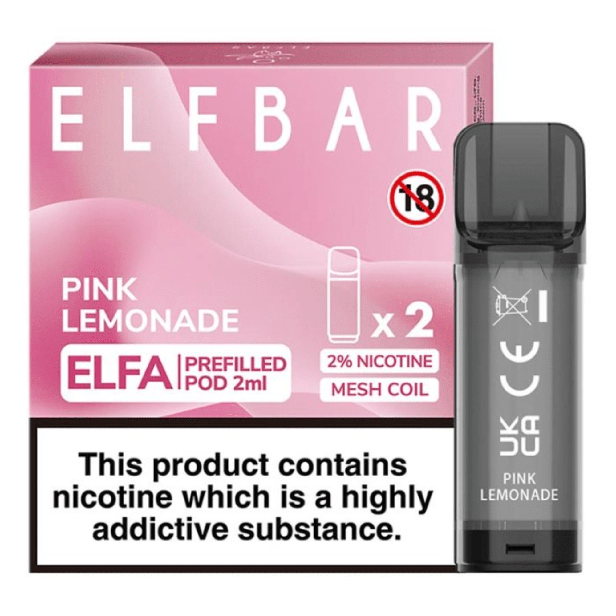 Elfbar Pink Lemonade Pods - Electromist.co.ukprefilled podsElf Bar