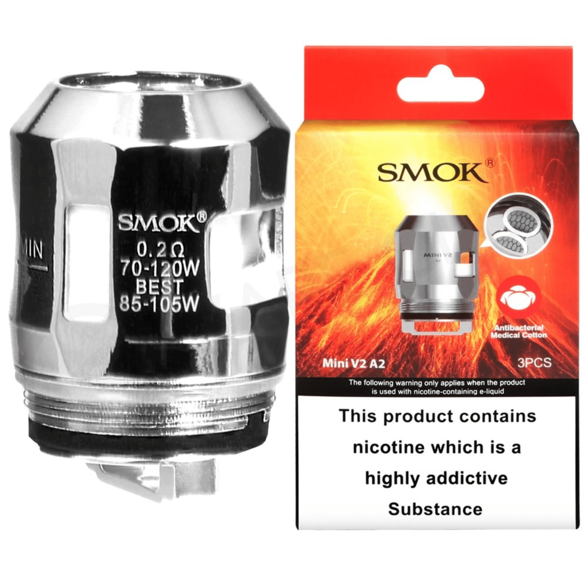 Smok Mini V2 - A2 Coils - Electromist.co.ukCoilSmok