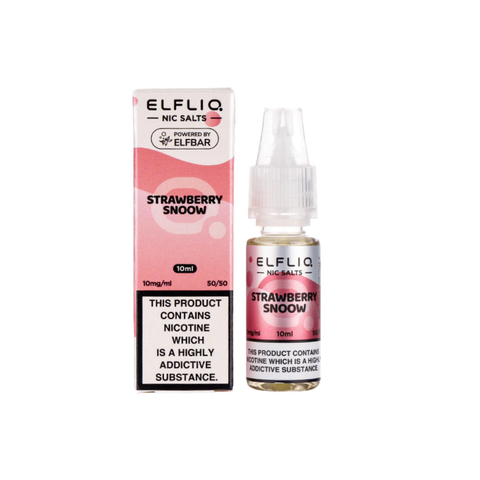 Elfliq Nic Salt - Strawberry Snoow 10ml - Electromist.co.ukE - LiquidElfliq