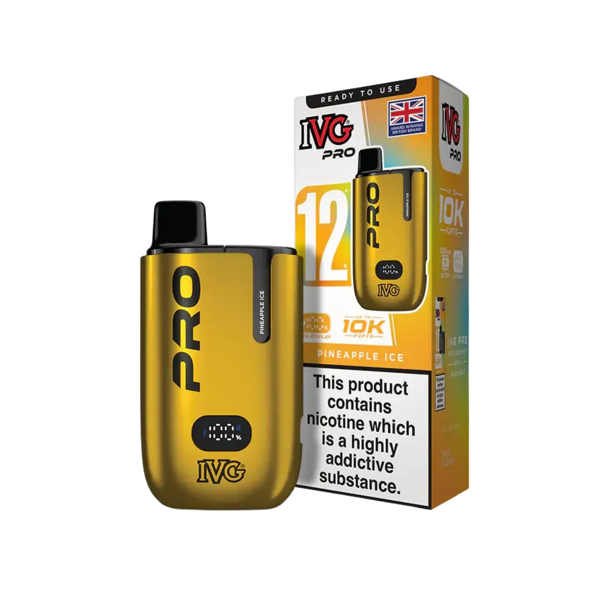 IVG PRO 10K Vape Kit - Pineapple Ice