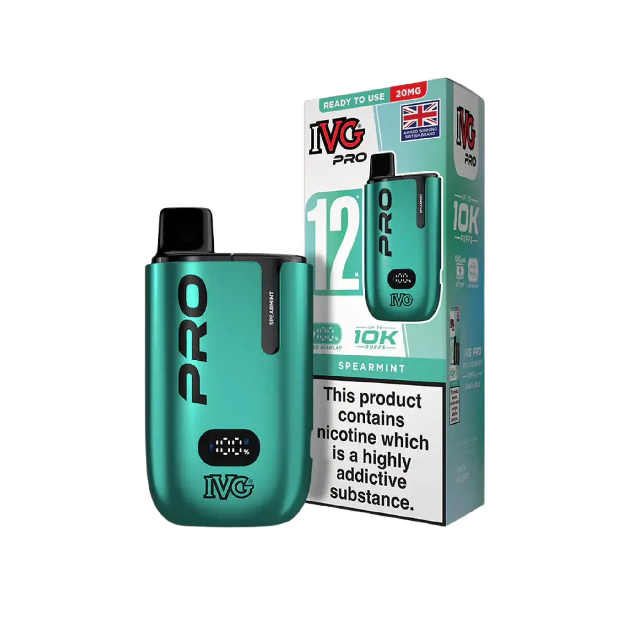IVG PRO 10K Vape Kit - Spearmint