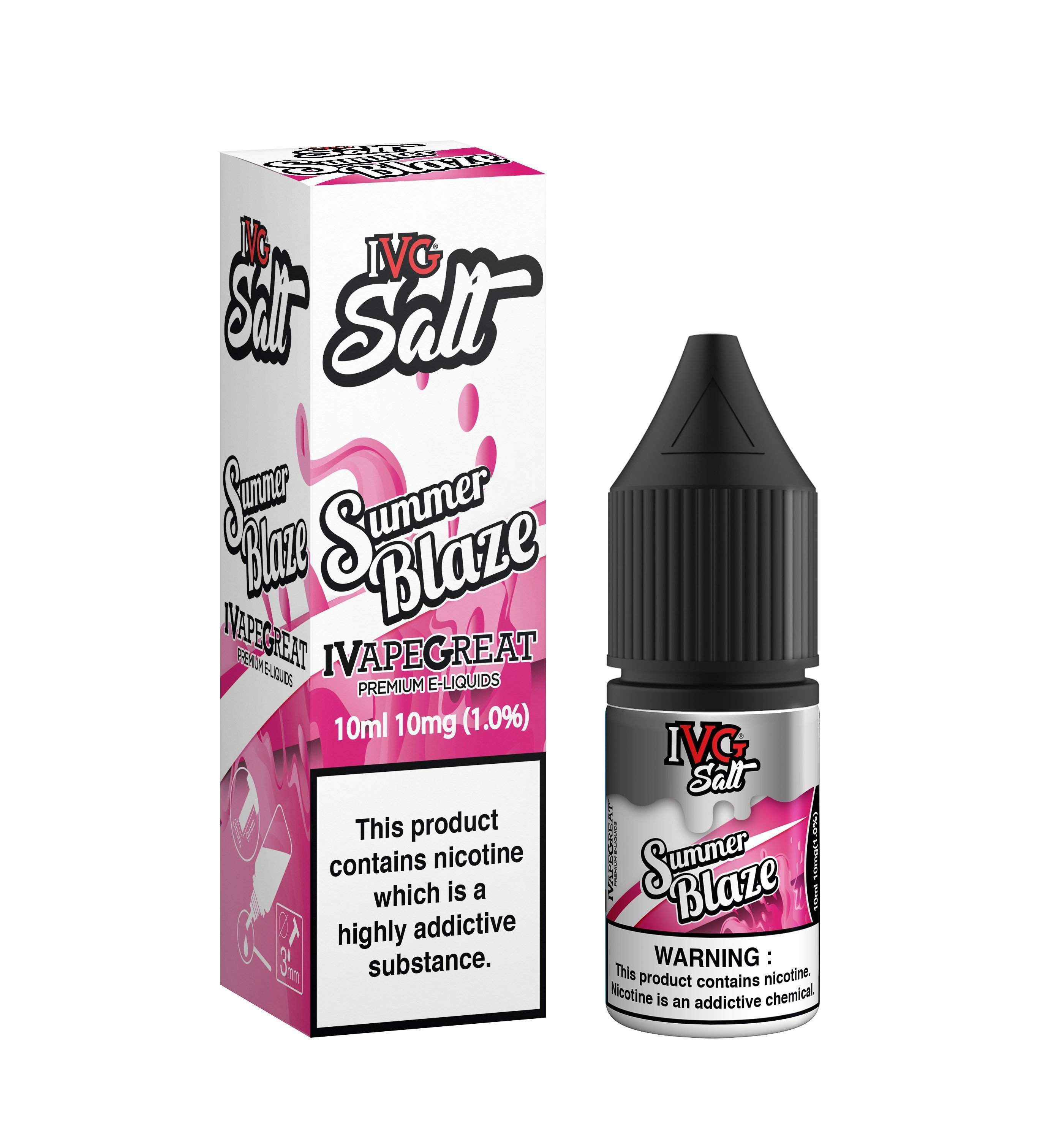 IVG Salts - Summer Blaze 10ml 20mg - Electromist.co.ukNic SaltIVG