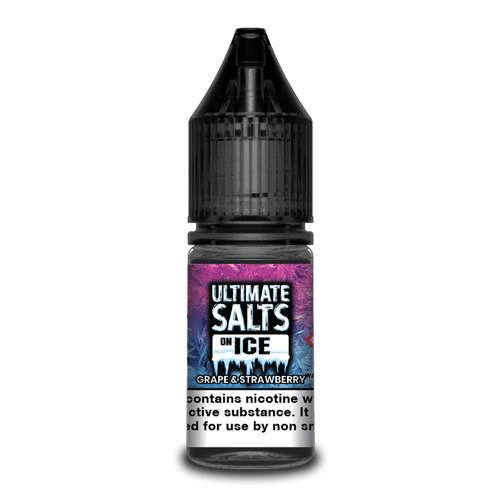 Ultimate Salts E - Liquid - Grape and Strawberry On Ice 10mg - Electromist.co.ukEliquidUltimate Salts