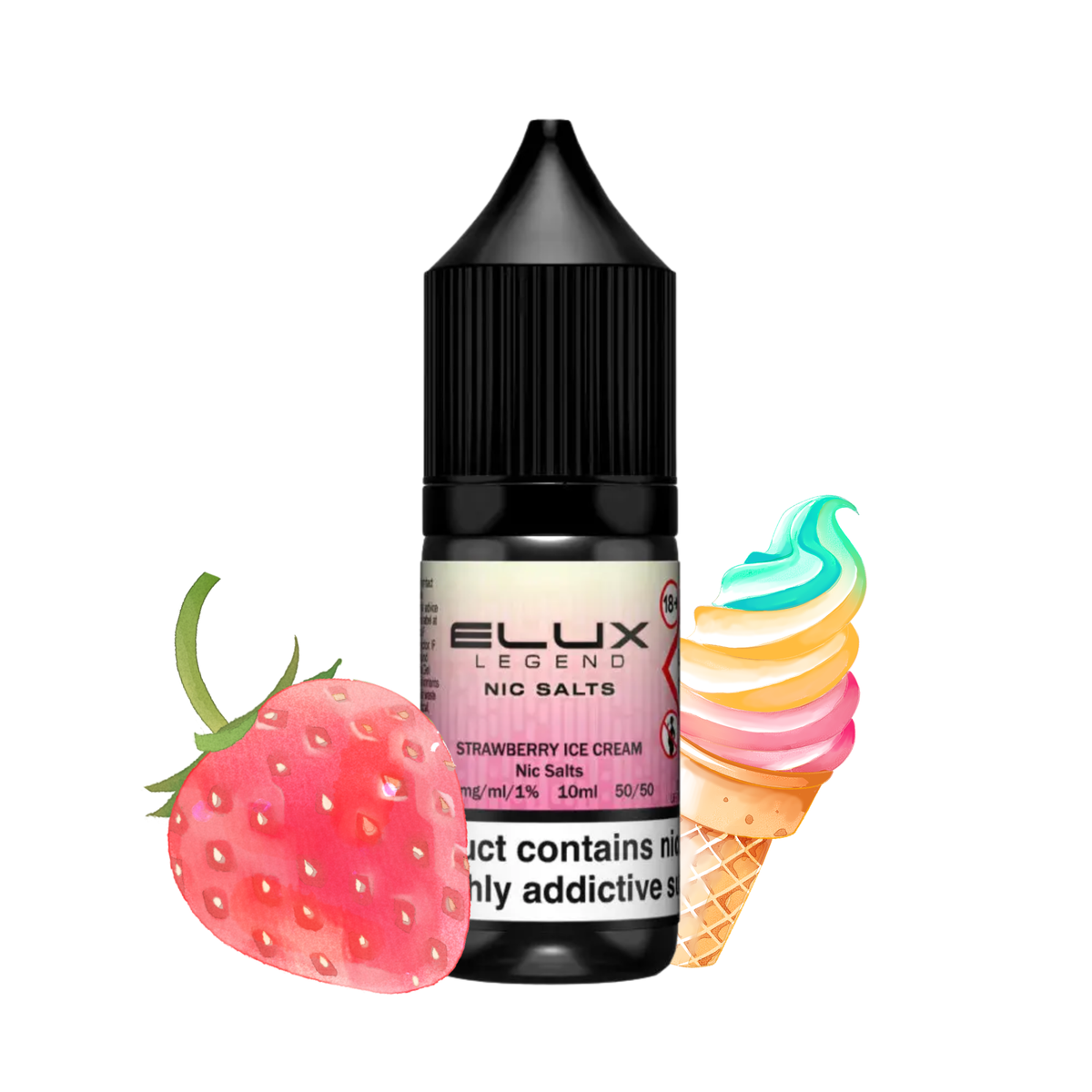 ELUX SALTS Strawberry Icecream 10ML