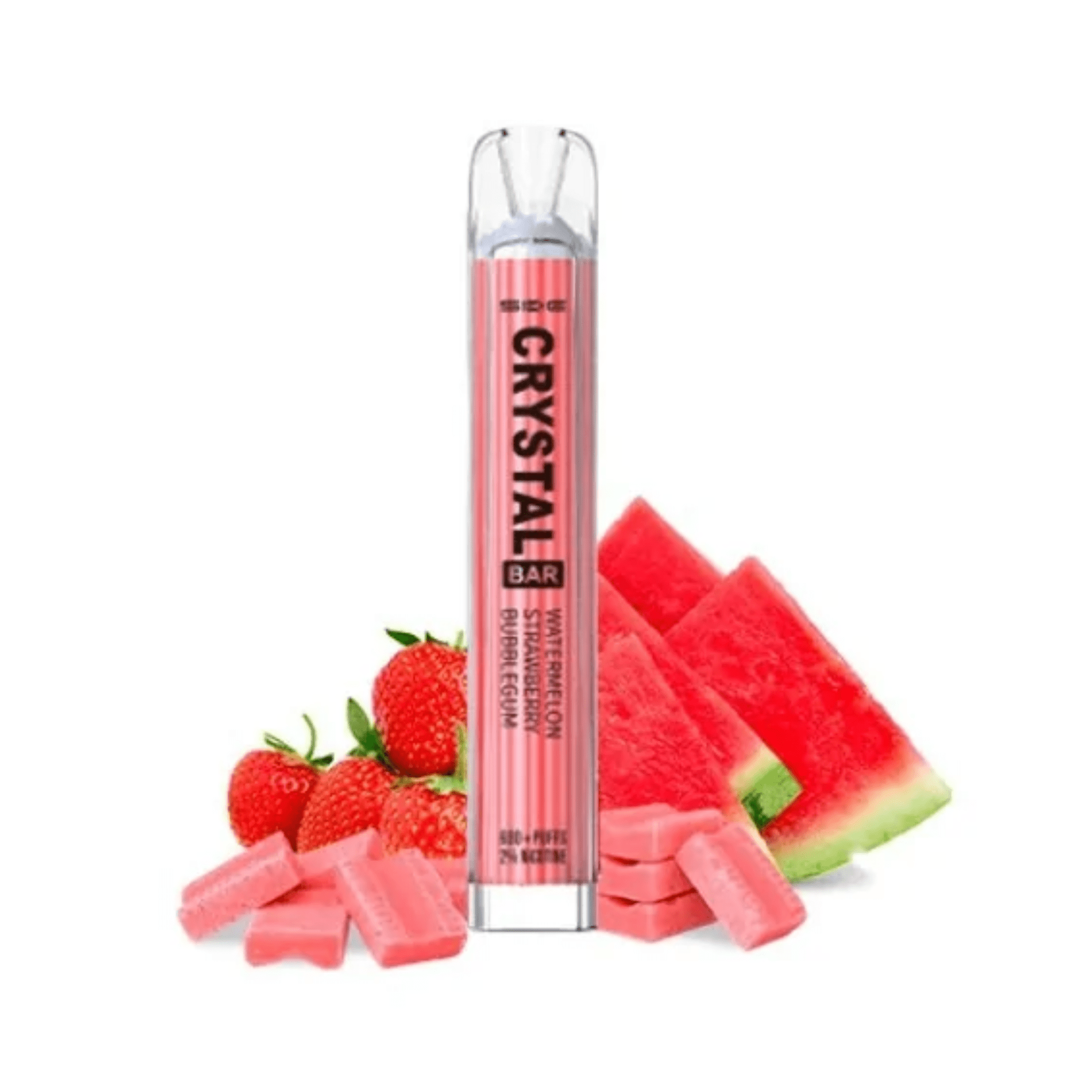 Crystal Bar - Watermelon Strawberry Bubblegum - Electromist.co.ukDisposablesSKE Crystal