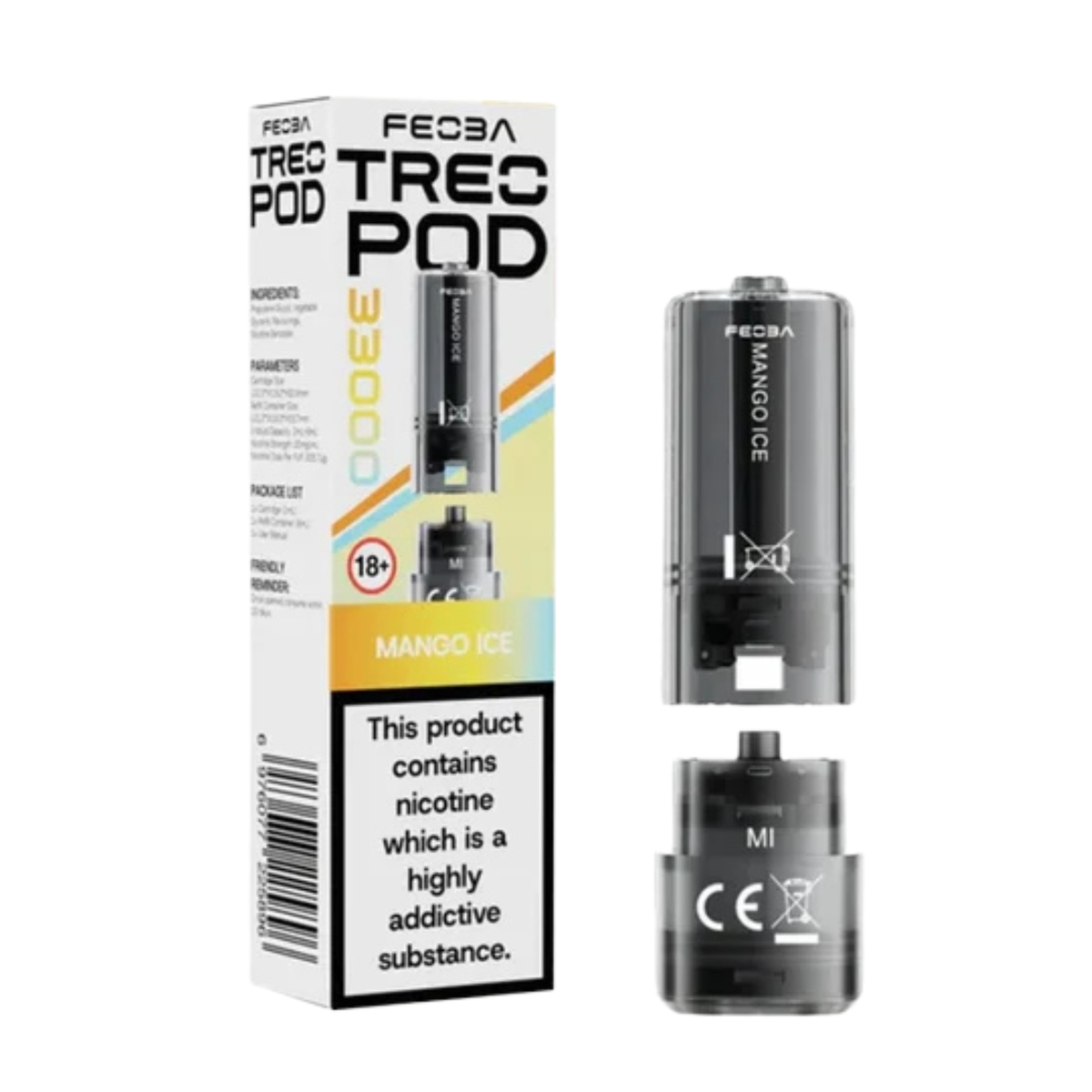 FEOBA TREO 33K Pod - Mango Ice