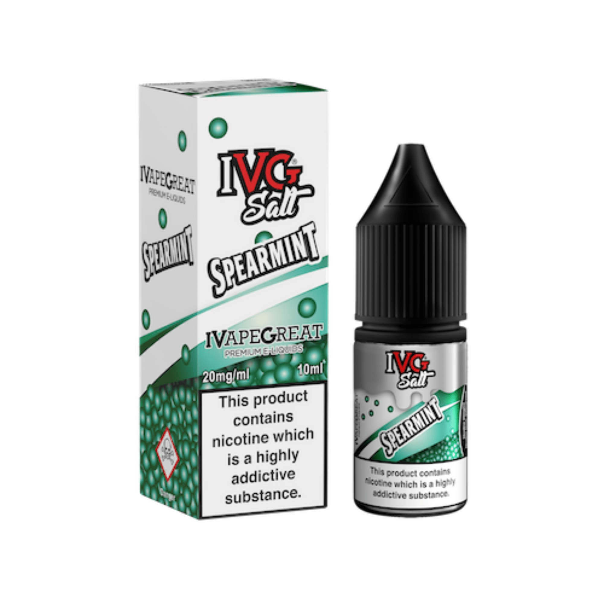 IVG Salts - Spearmint 10ml 20mg - Electromist.co.ukNic SaltIVG