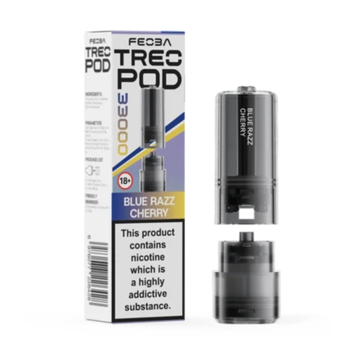 FEOBA TREO 33K Pod - Blue Razz Cherry
