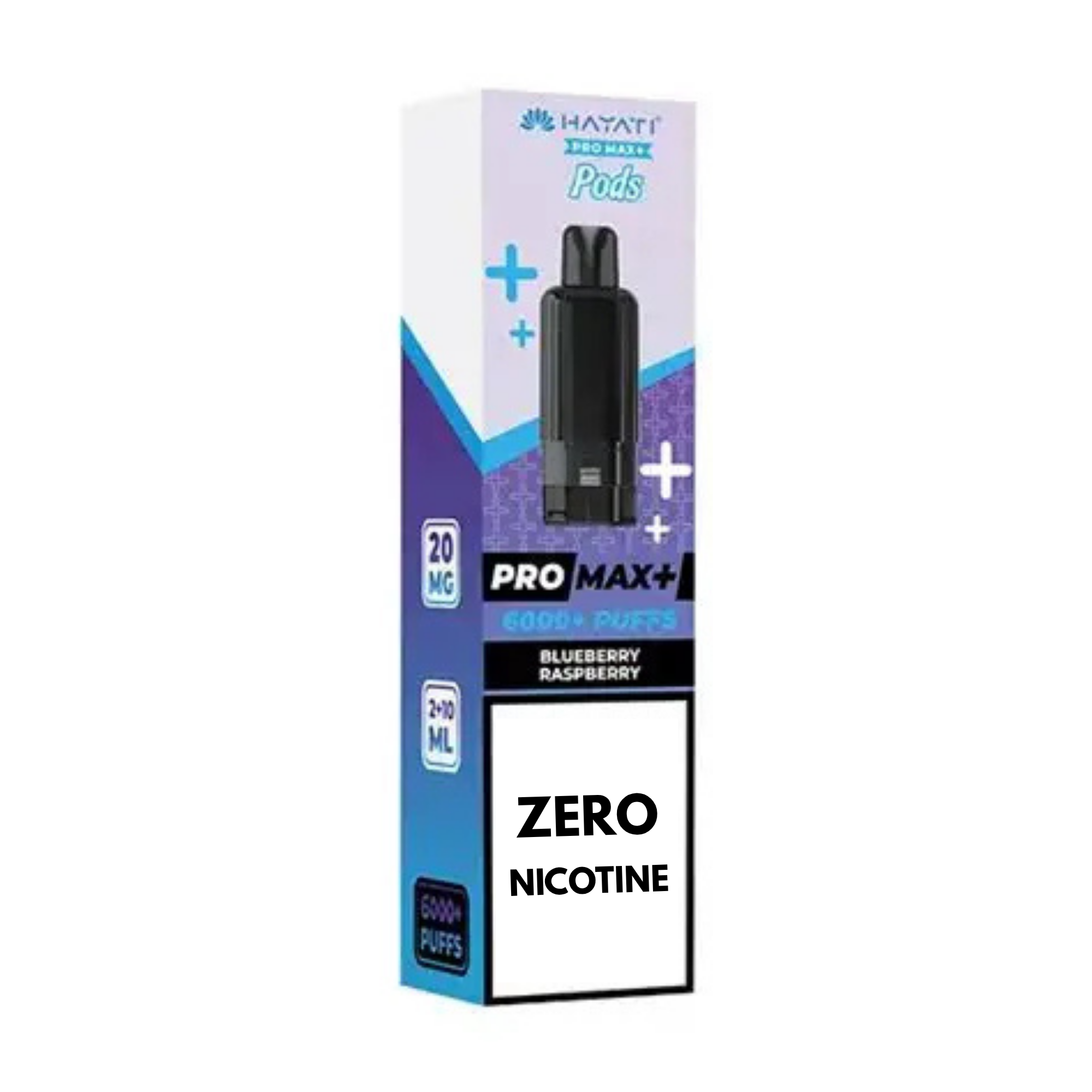 Hayati 6K Refil Pods ZERO NICOTINE - Blueberry Raspberry