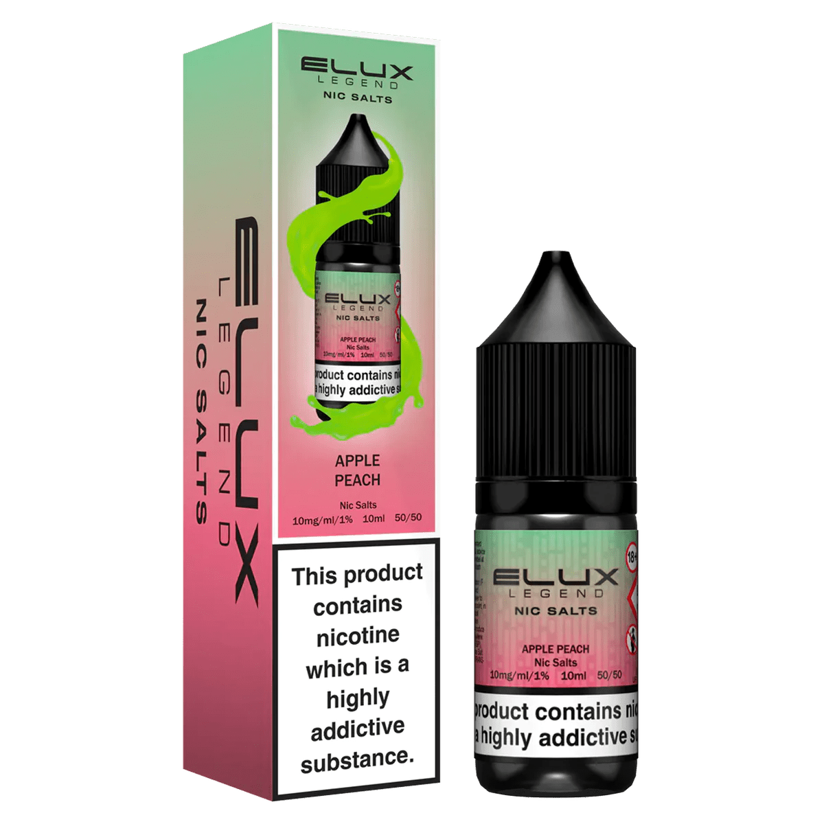 ELUX SALTS Apple Peach 10ML - Electromist.co.ukE - LiquidElux