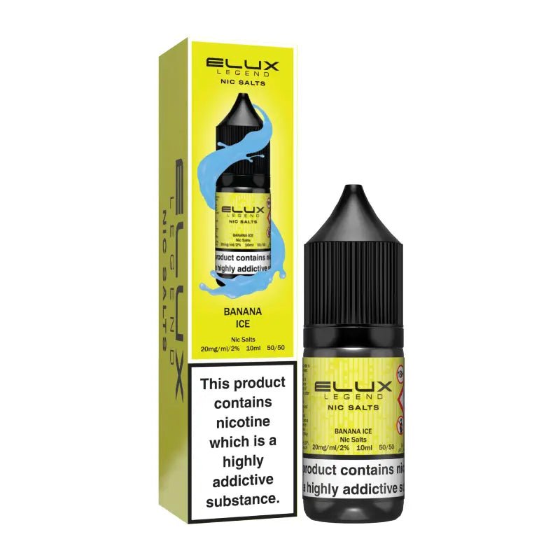 ELUX SALTS Banana Ice 10ML - Electromist.co.ukE - LiquidElux