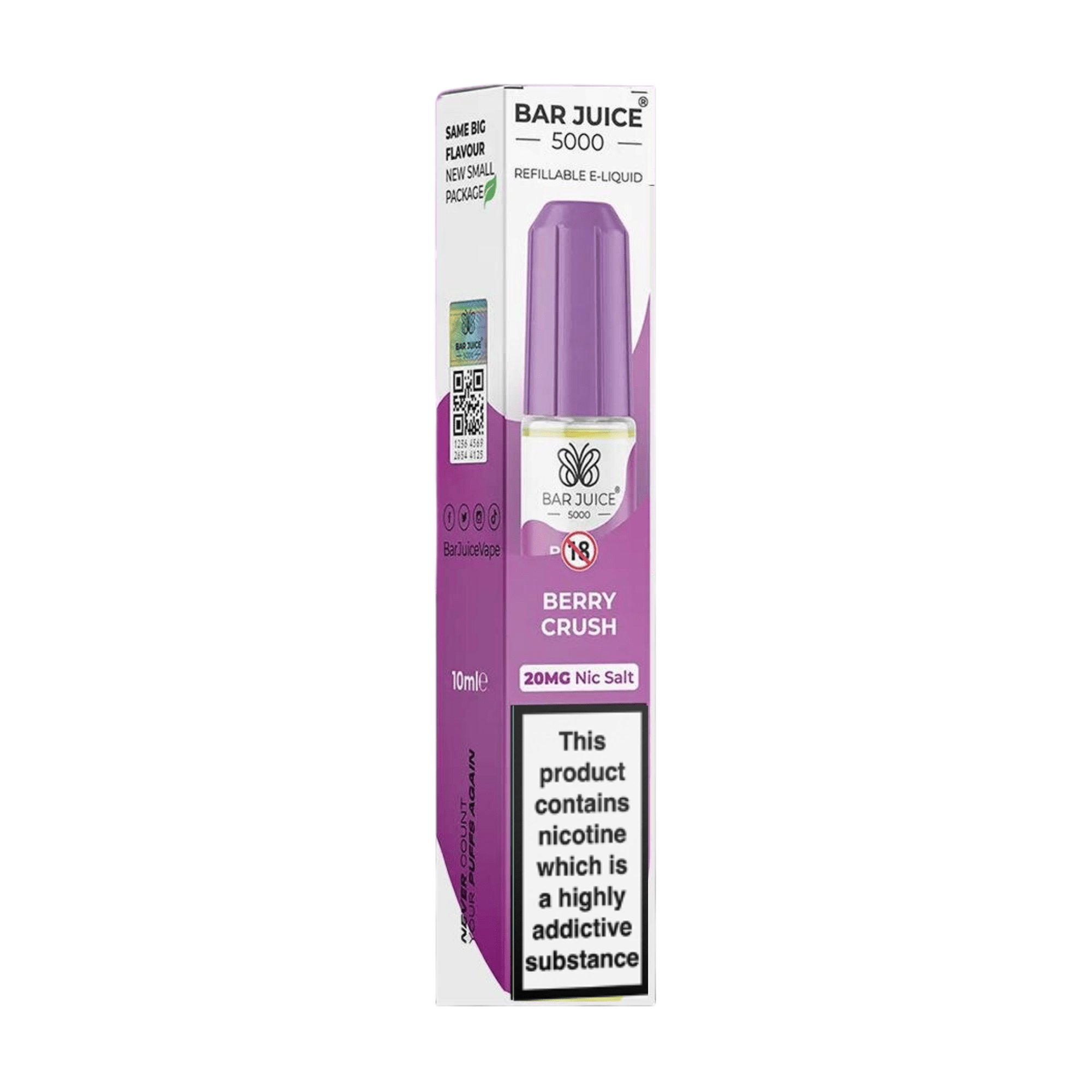 Bar 5000 - Berry Crush 10ml - Electromist.co.ukE - LiquidBar Juice