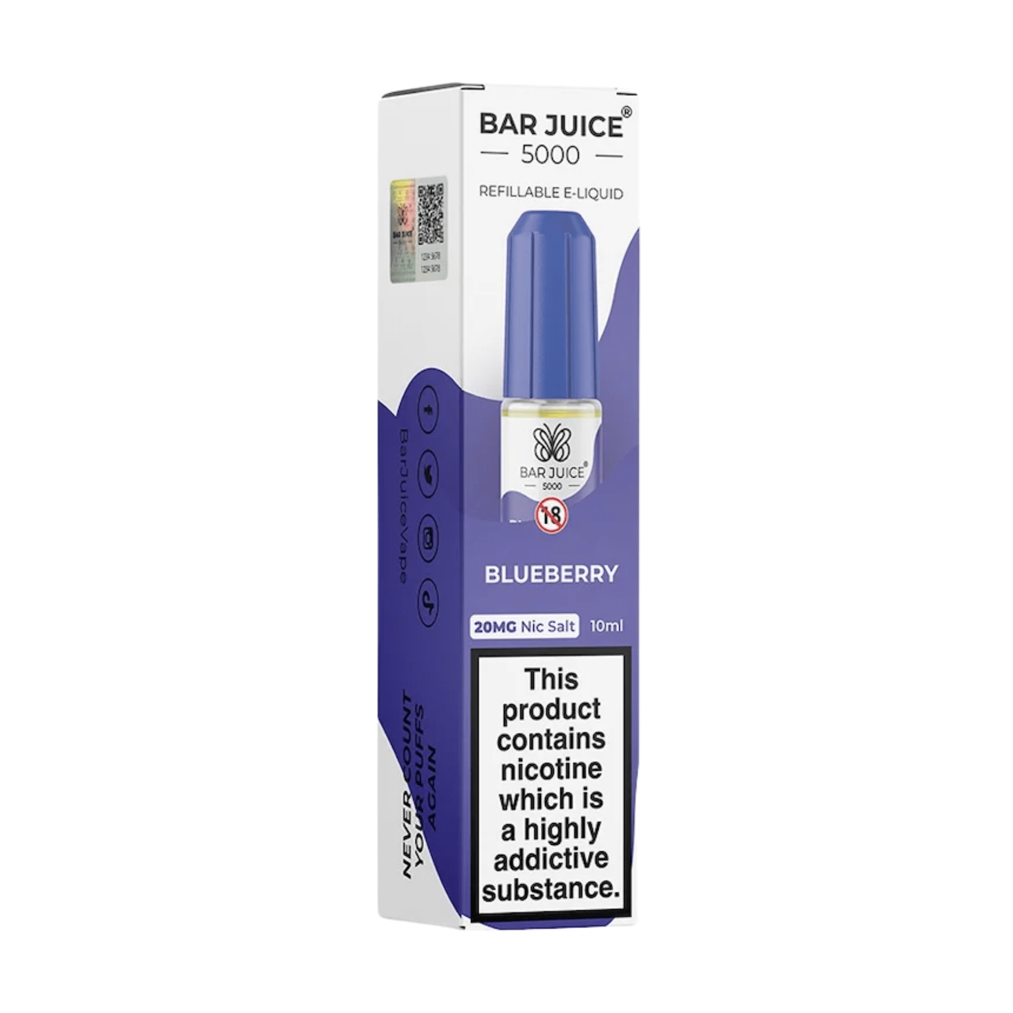 Bar 5000 - Blueberry 10ml - Electromist.co.ukE - LiquidBar Juice