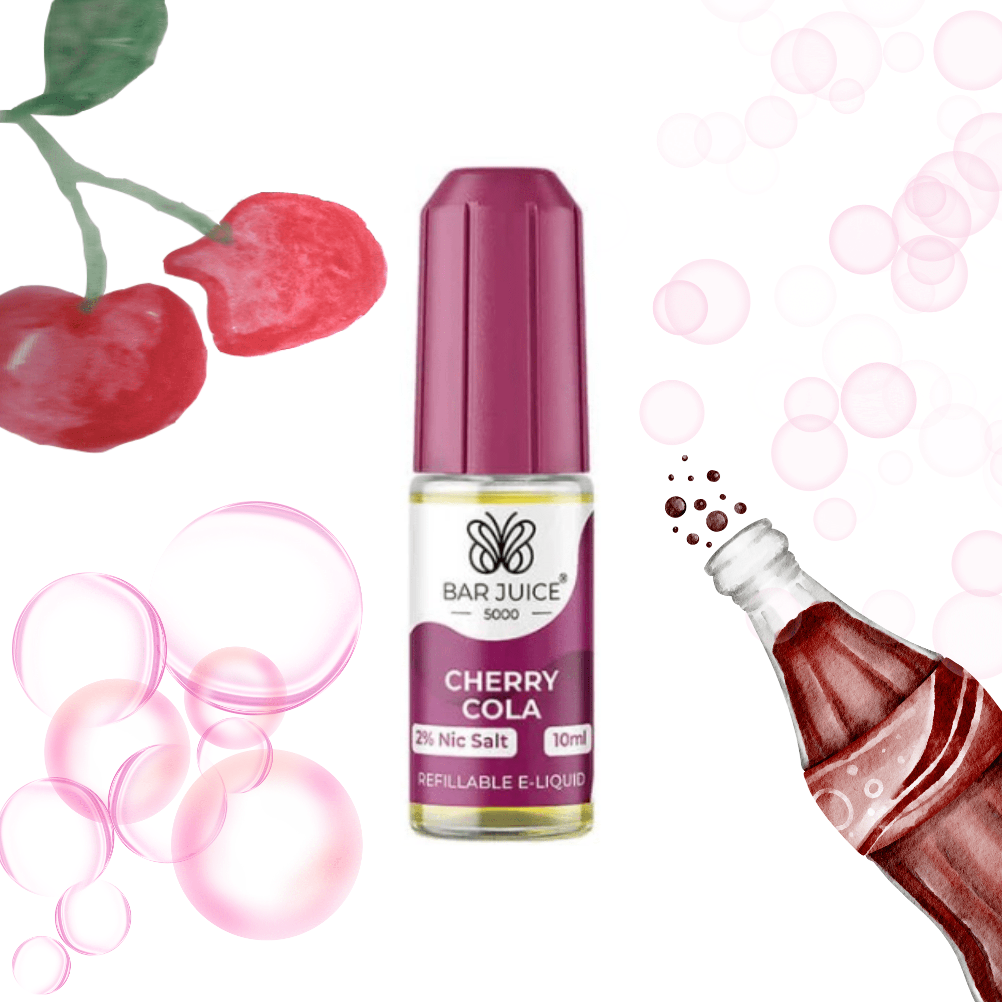 Bar 5000 - Cherry Cola 10ml - Electromist.co.ukE - LiquidBar Juice