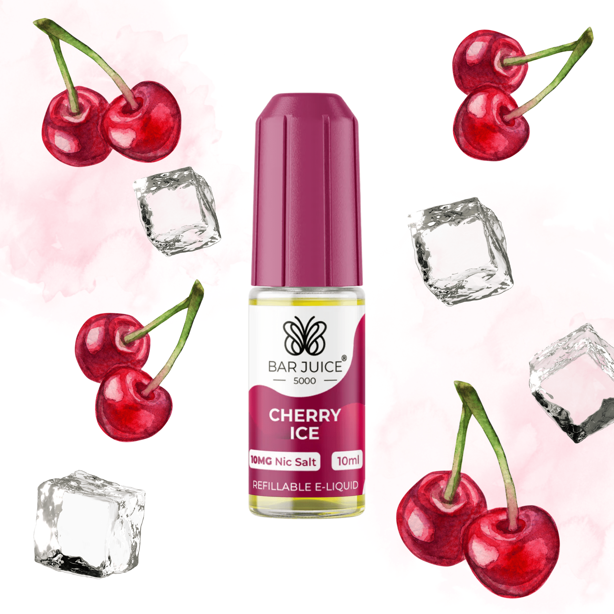 Bar 5000 - Cherry Ice 10ml - Electromist.co.ukE - LiquidBar Juice