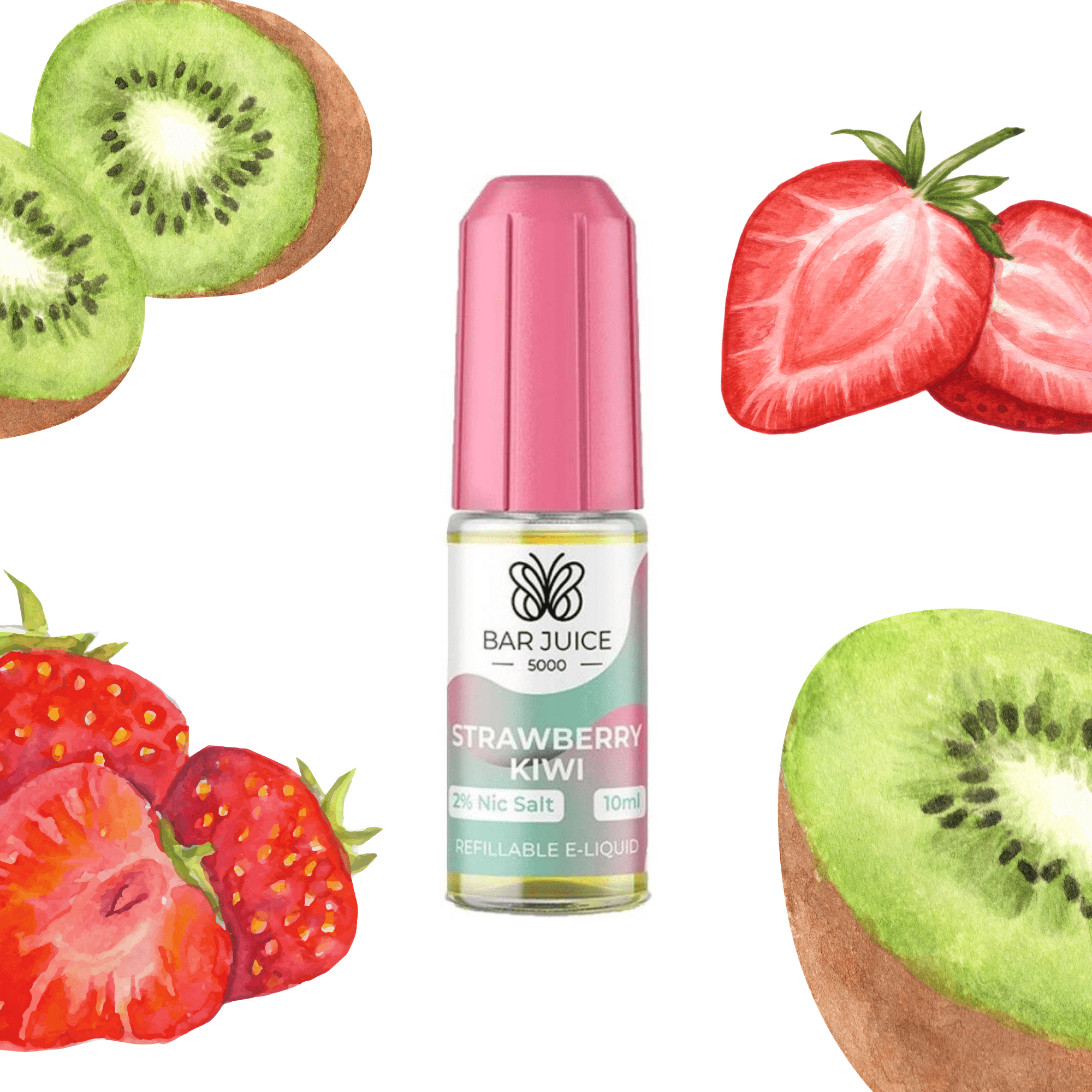 Bar 5000 - Strawberry Kiwi 10ml - Electromist.co.ukE - LiquidBar Juice