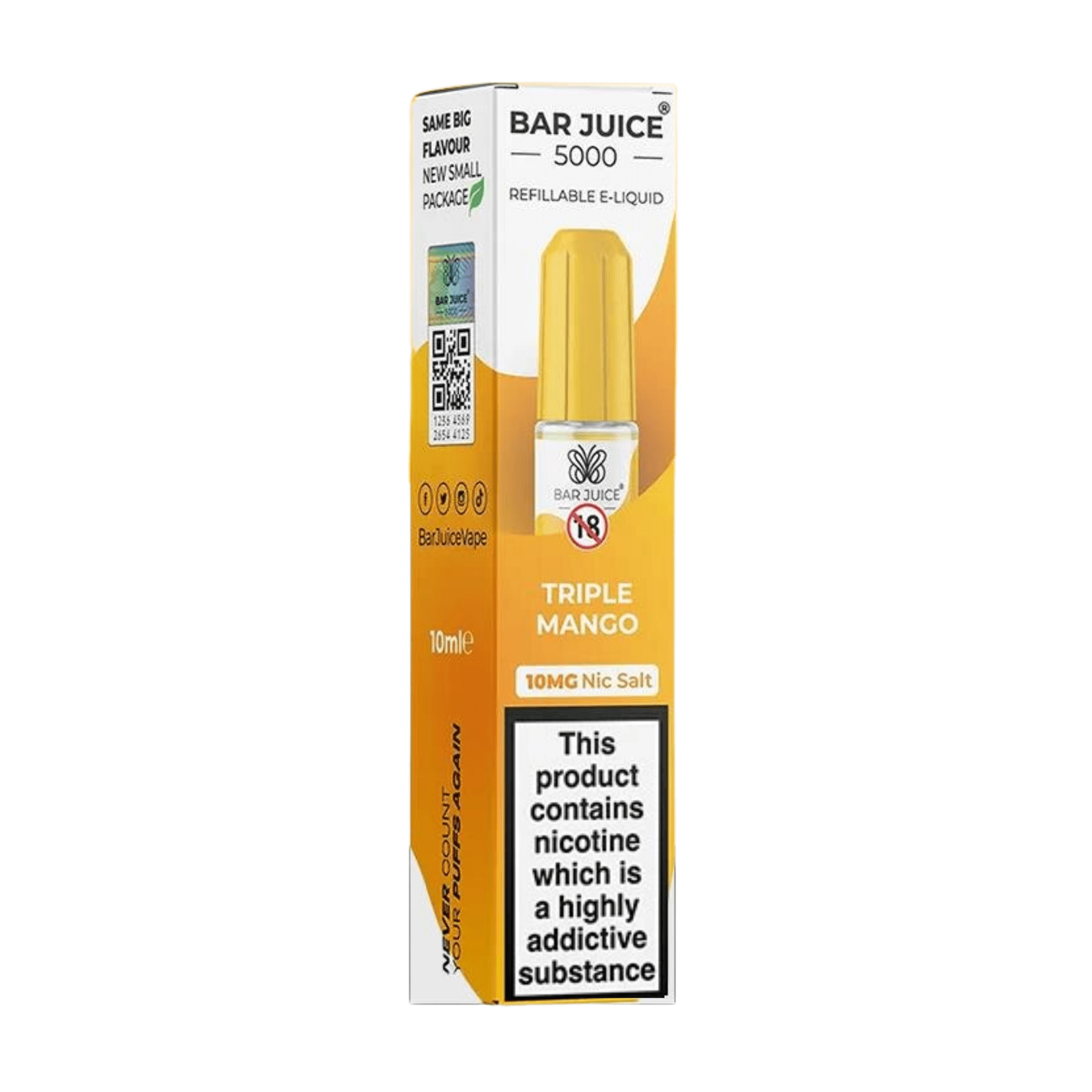 Bar 5000 - Tripple Mango 10ml - Electromist.co.ukE - LiquidBar Juice