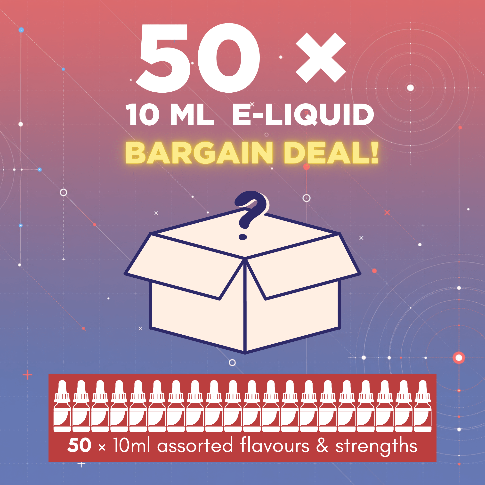 Bargain Bundles Deal - 50 x 10 ml E-Liquid Electromist / All Stars - Electromist.co.ukEliquidElectro Bundles