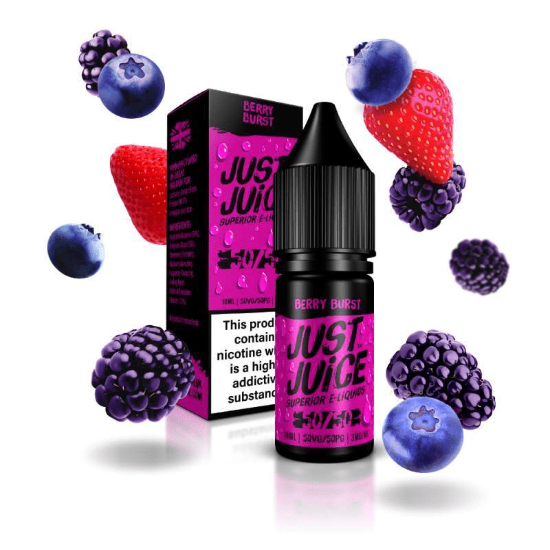 Just Juice - Berry Burst E - liquid Flavour 10ml - Electromist.co.ukEliquidJust Juice