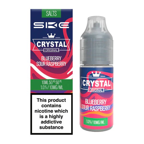 Crystal Salts - Blueberry Sour Raspberry 10ml - Electromist.co.ukE - LiquidSKE Crystal