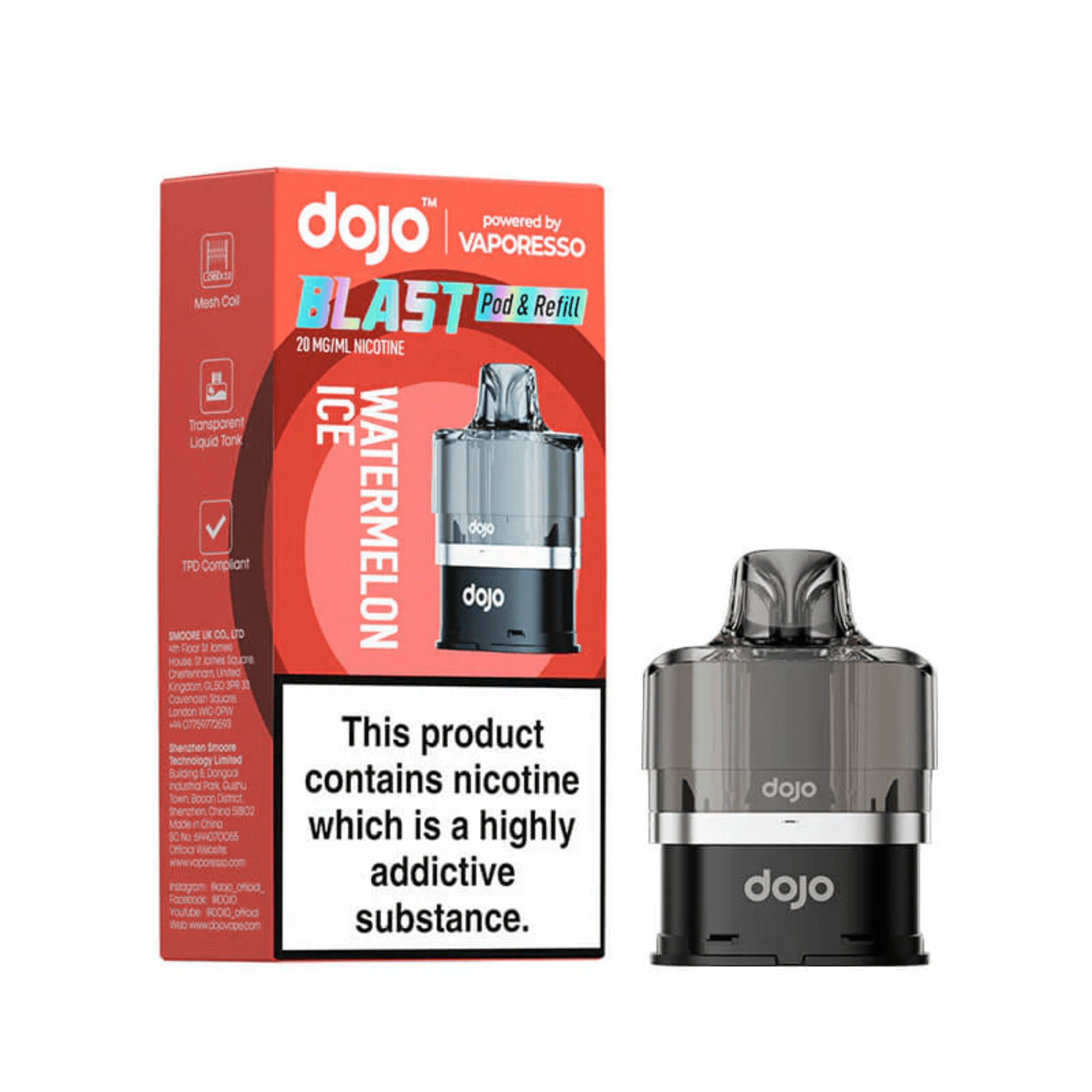 DOJO Blast - Pod & Refill - Electromist.co.ukEliquidVaporesso
