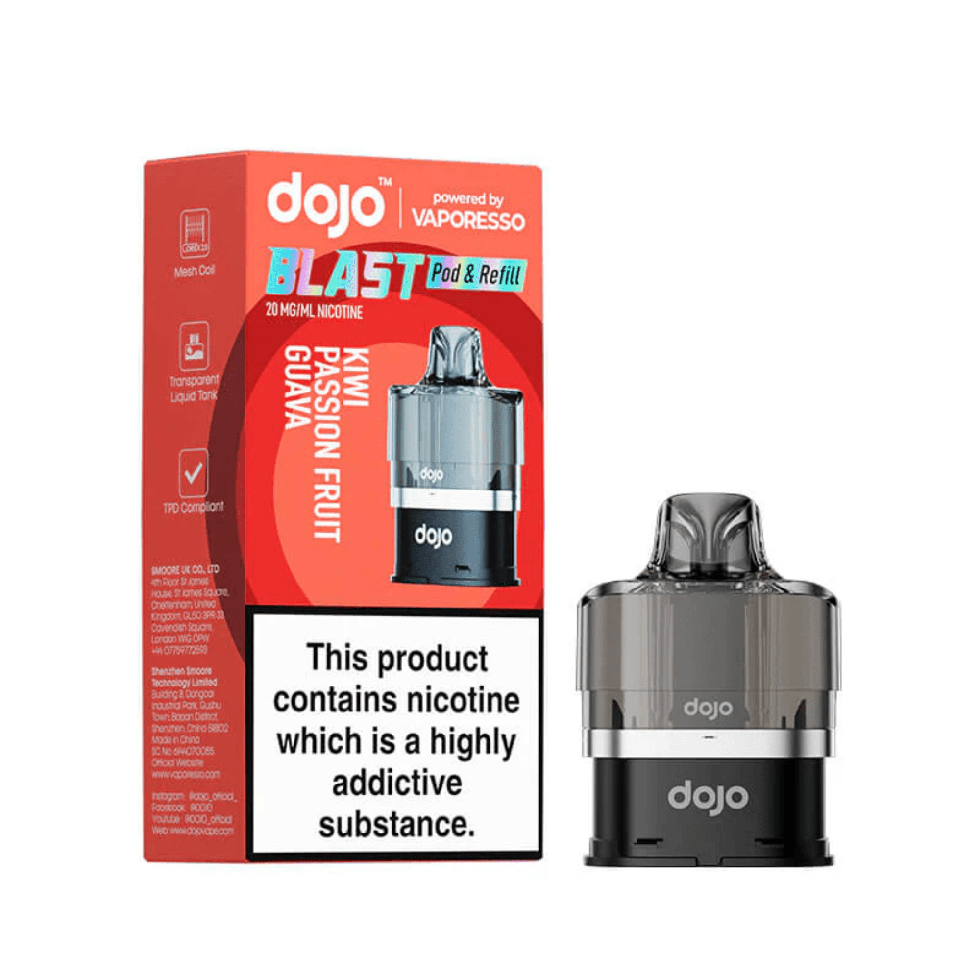 DOJO Blast - Pod & Refill - Electromist.co.ukEliquidVaporesso