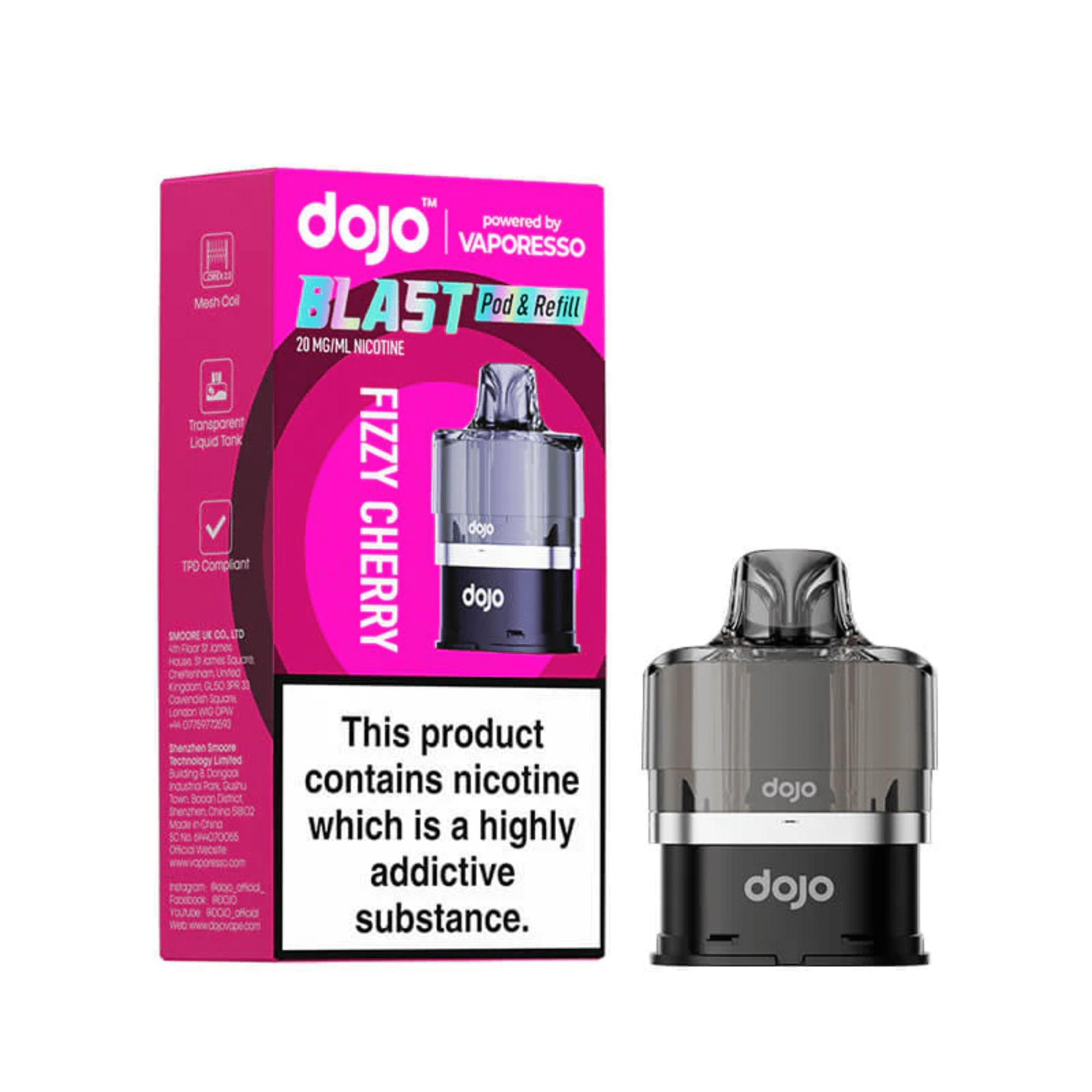 DOJO Blast - Pod & Refill - Electromist.co.ukEliquidVaporesso