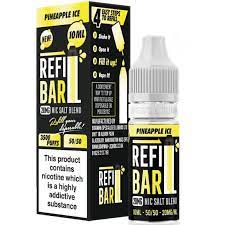 Refill Bar - Pineapple Ice 10ml - Electromist.co.ukE LiquidRefill Bar