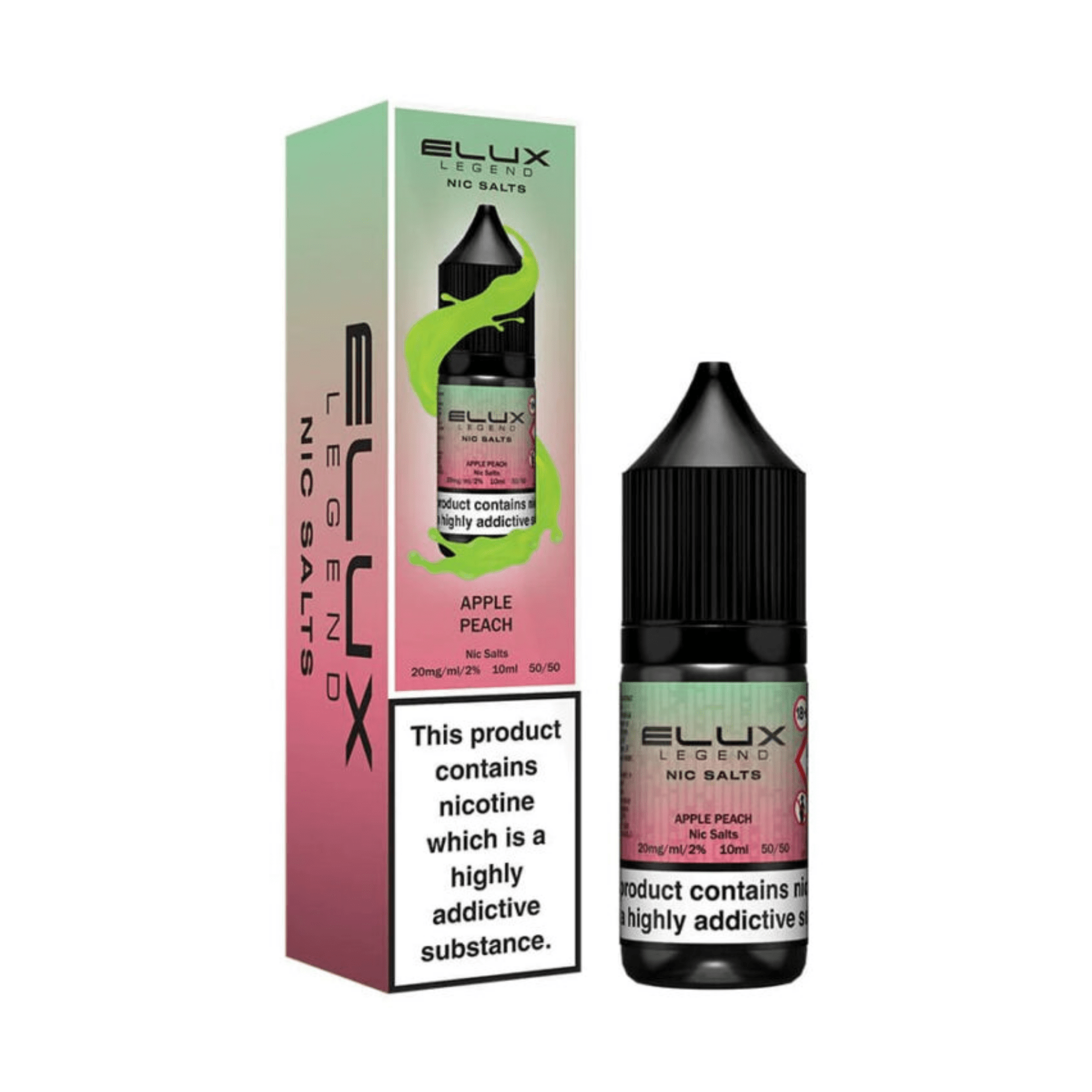 ELUX SALTS Apple Peach 10ML - Electromist.co.ukE - LiquidElux