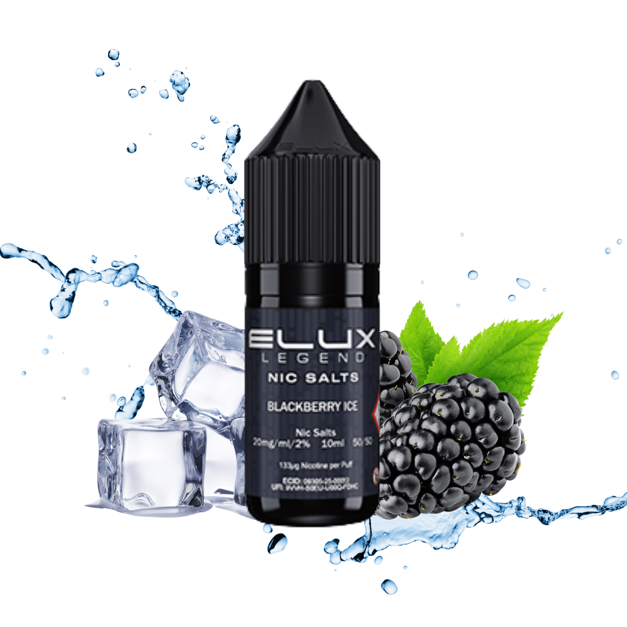 ELUX SALTS Blackberry Ice 10ML - Electromist.co.ukE - LiquidElux
