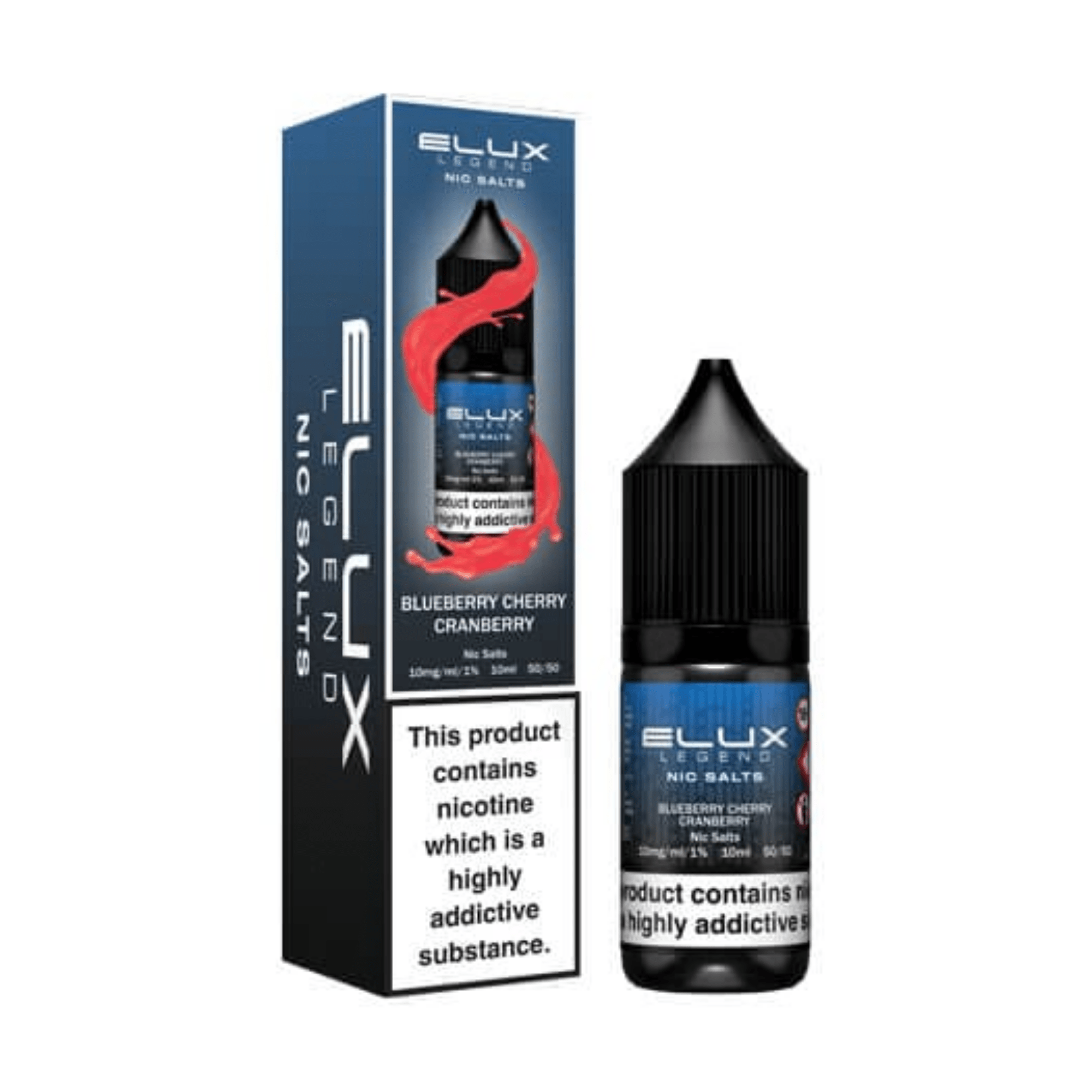 ELUX SALTS Blueberry Cherry Cranberry 10ML - Electromist.co.ukE - LiquidElux