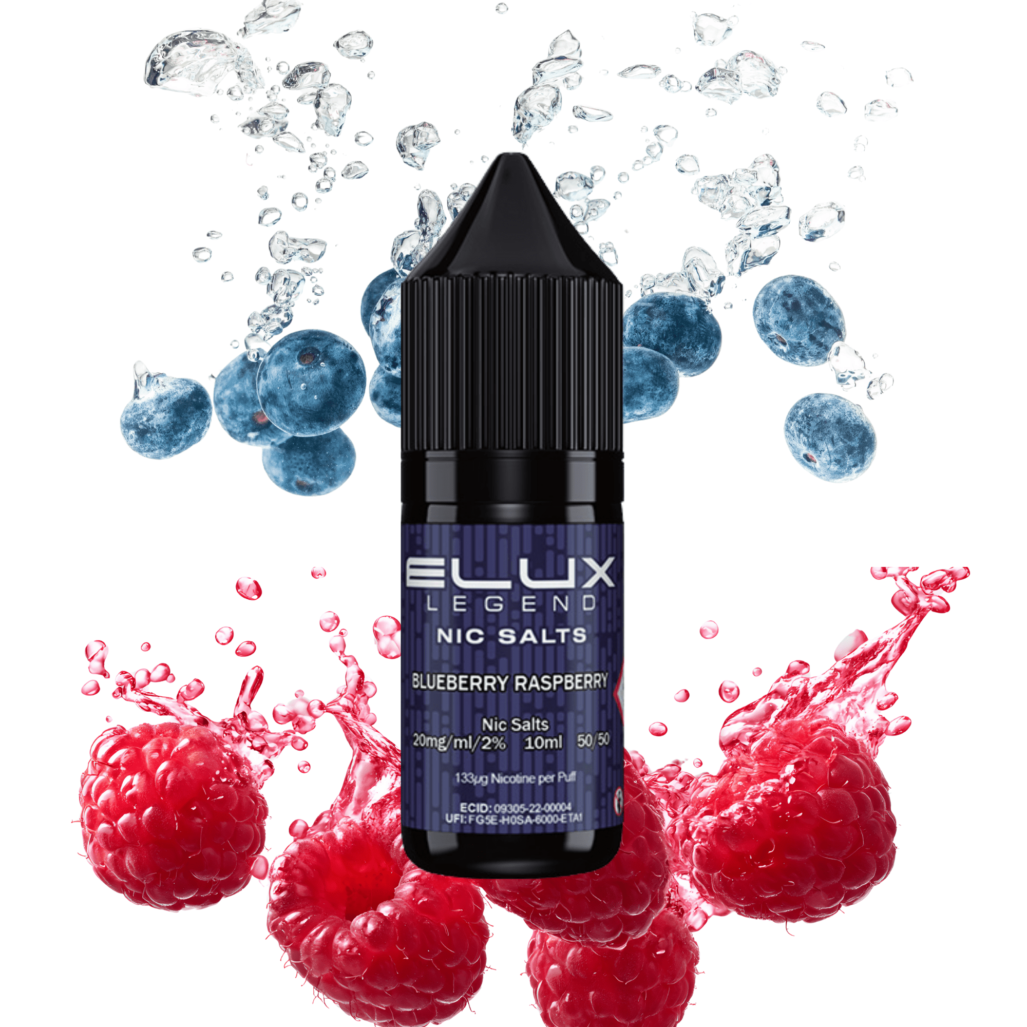 ELUX SALTS Blueberry Raspberry 10ML - Electromist.co.ukE - LiquidElux