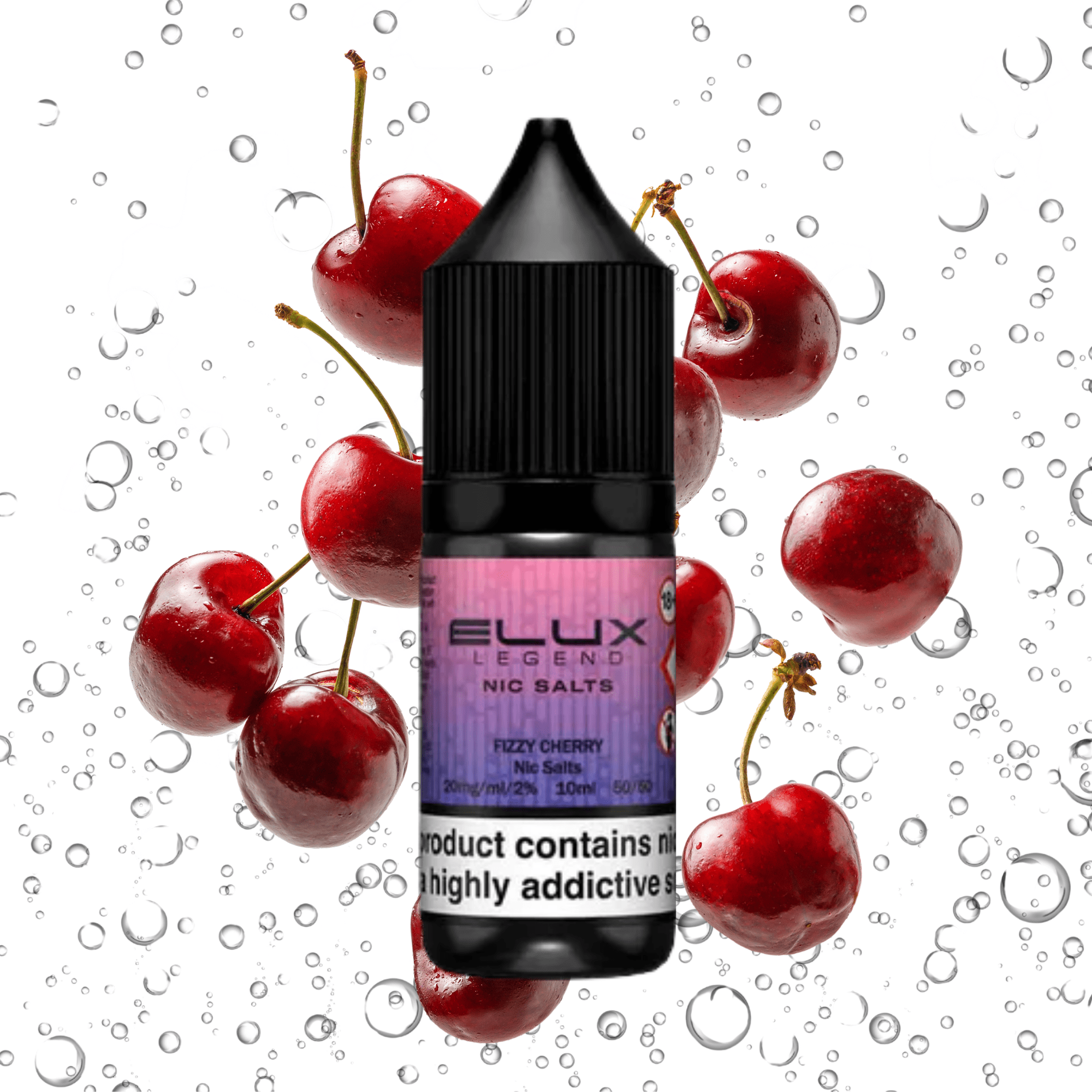 ELUX SALTS Fizzy Cherry 10ML - Electromist.co.ukE - LiquidElux