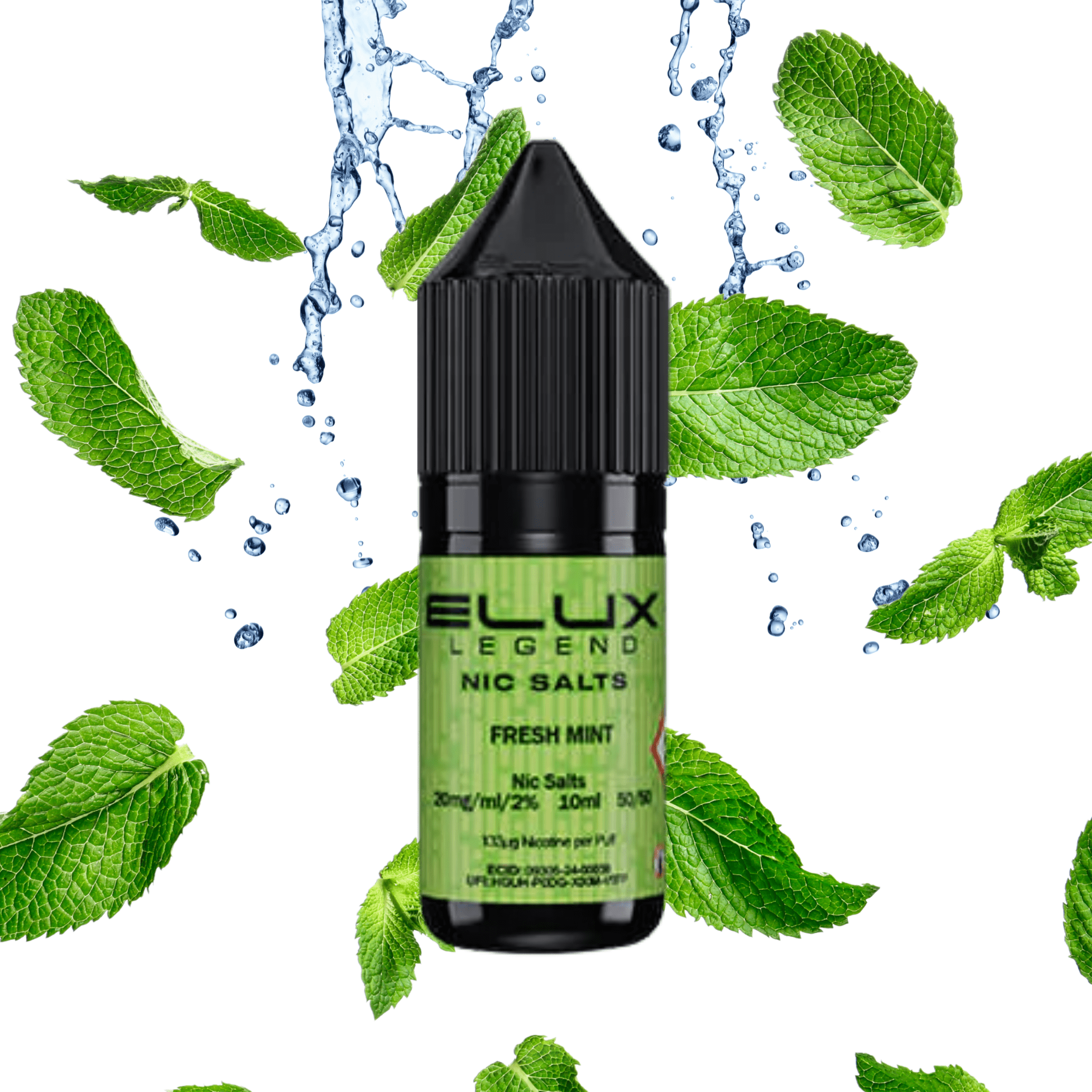 ELUX SALTS Fresh Mint 10ML - Electromist.co.ukE - LiquidElux