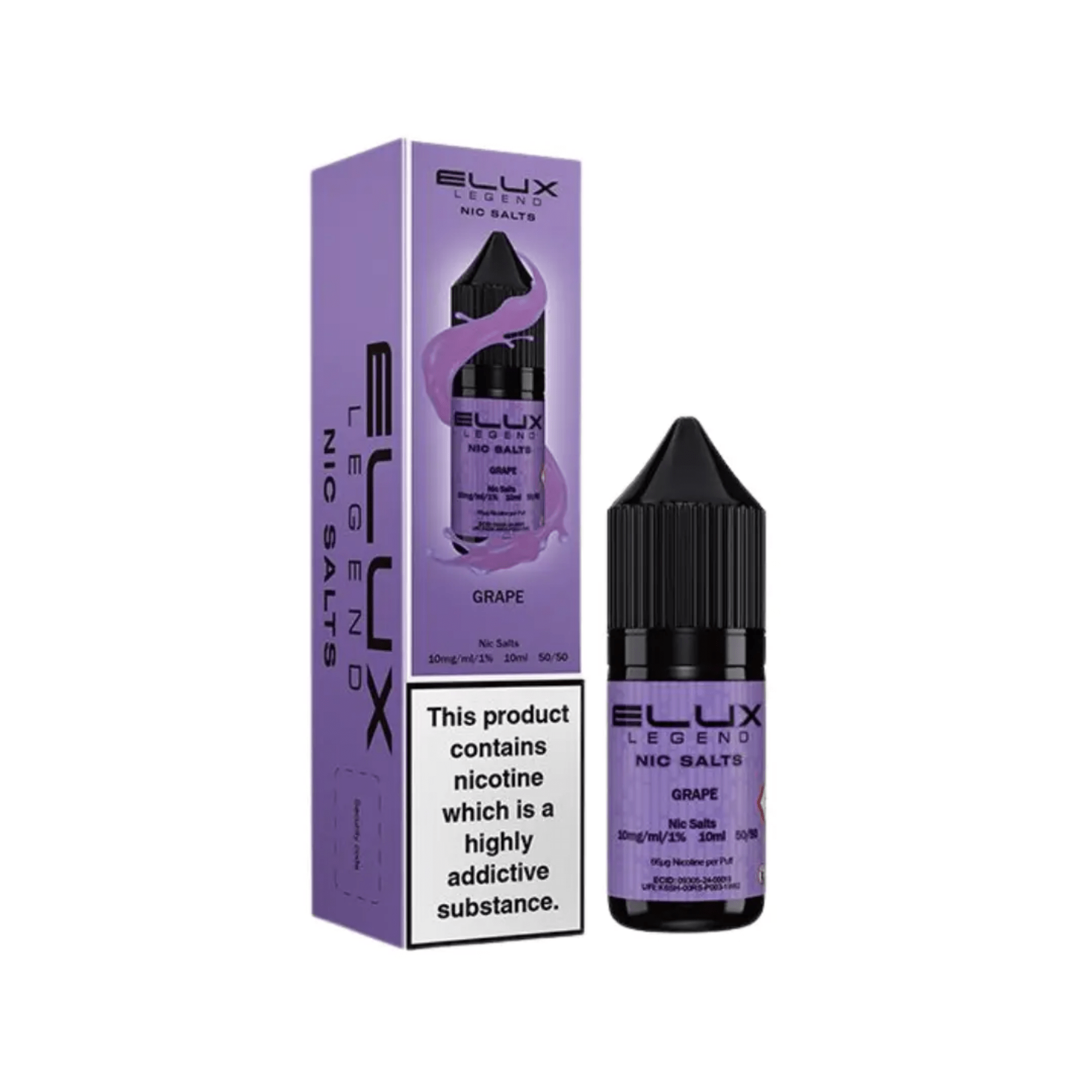 ELUX SALTS Grape 10ML - Electromist.co.ukE - LiquidElux