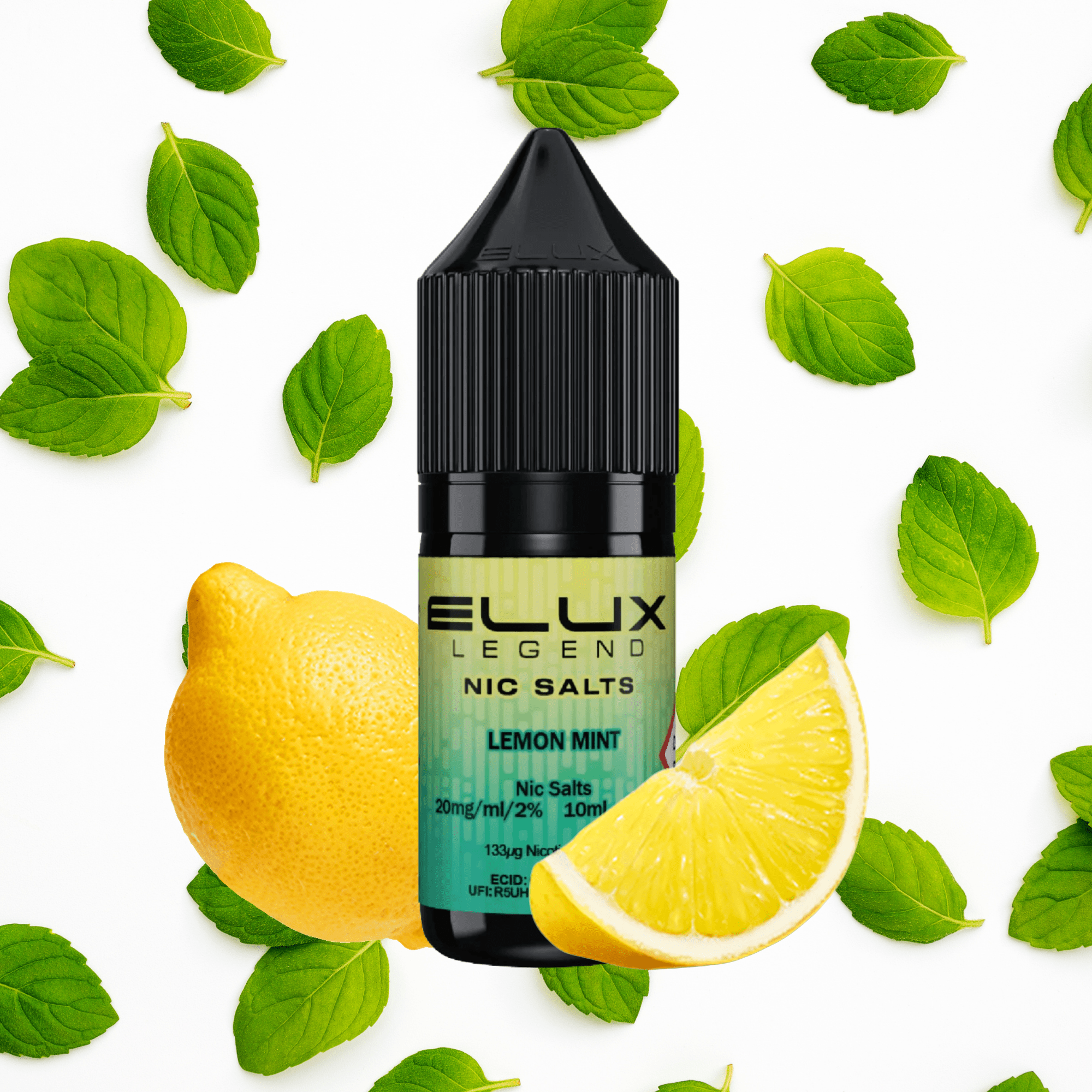 ELUX SALTS Lemon Mint 10ML - Electromist.co.ukE - LiquidElux