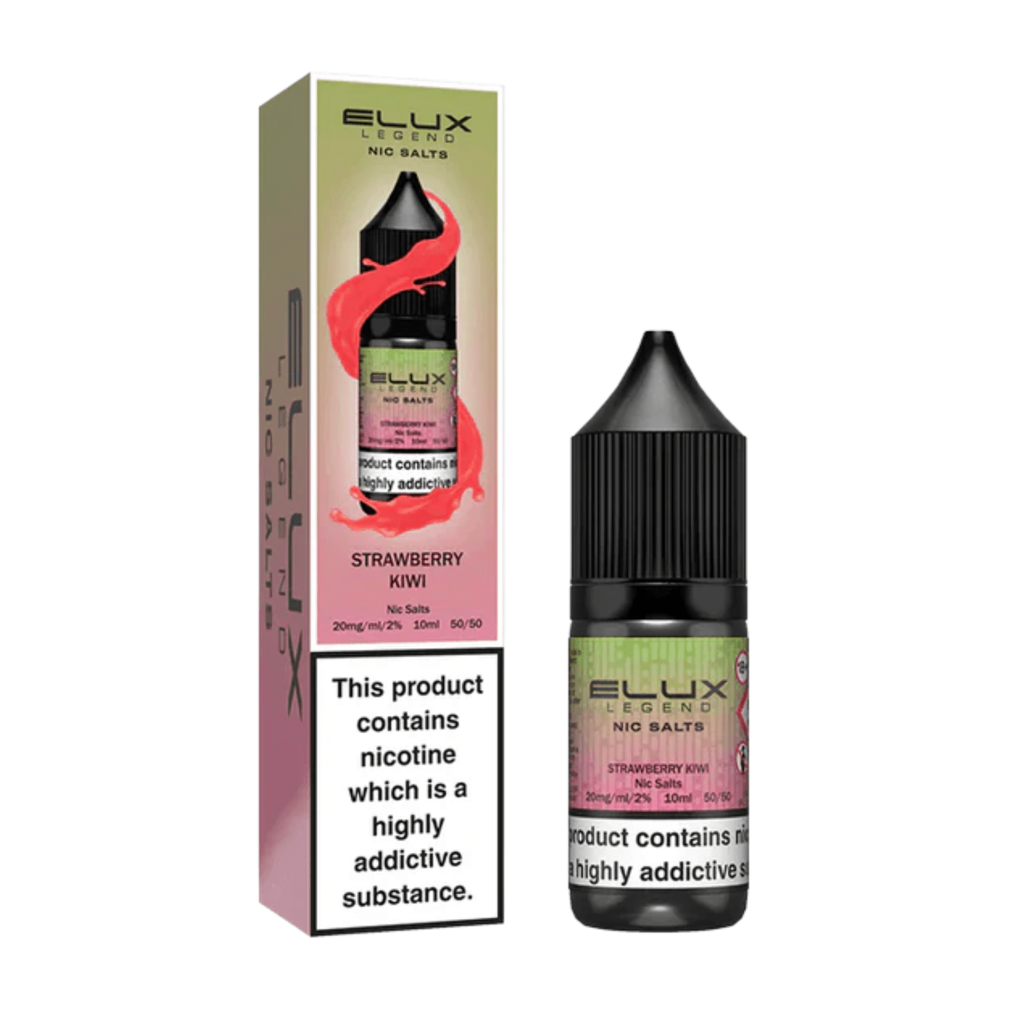 ELUX SALTS Strawberry Kiwi 10ML - Electromist.co.ukE LiquidElux