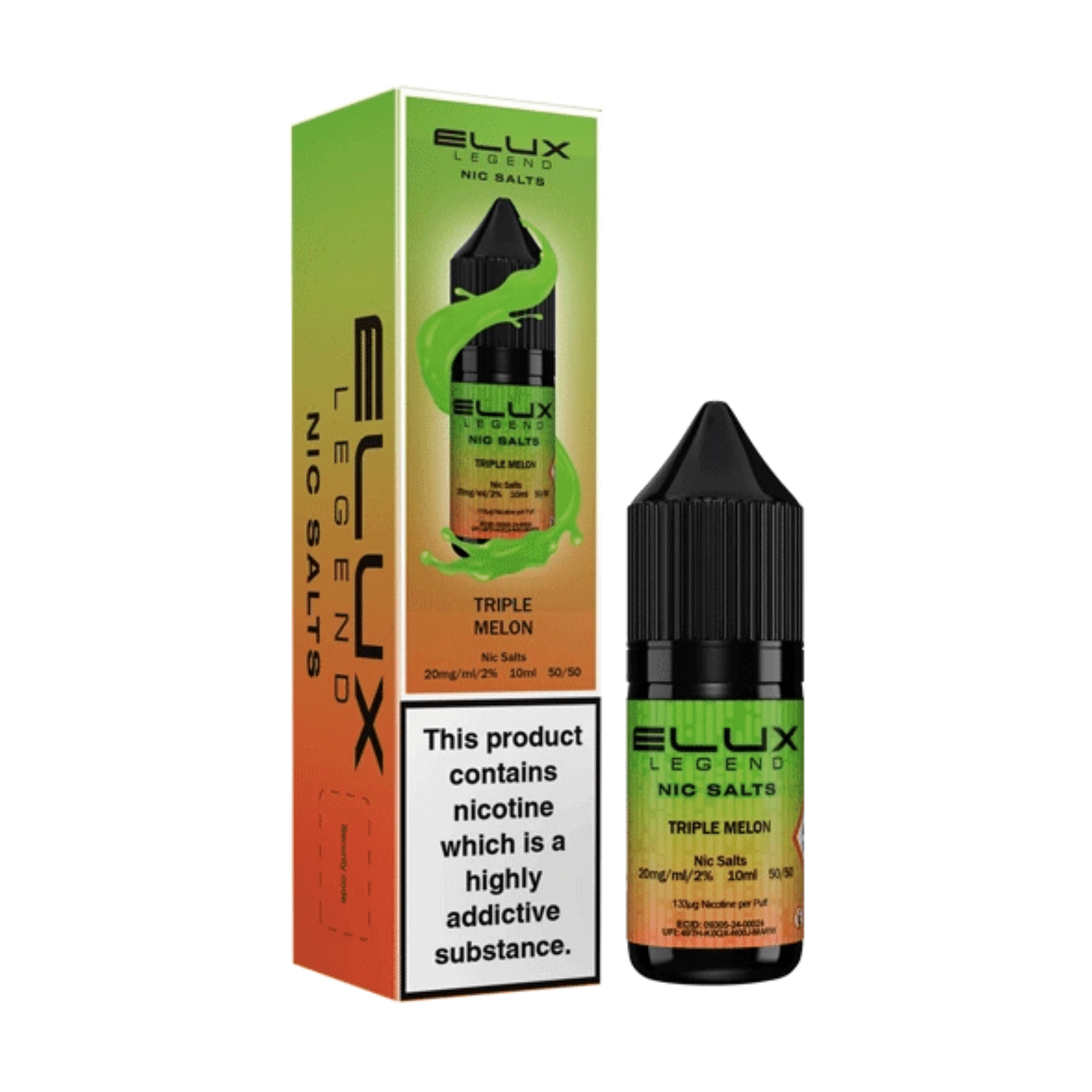ELUX SALTS Triple Melon 10ML - Electromist.co.ukE - LiquidElux