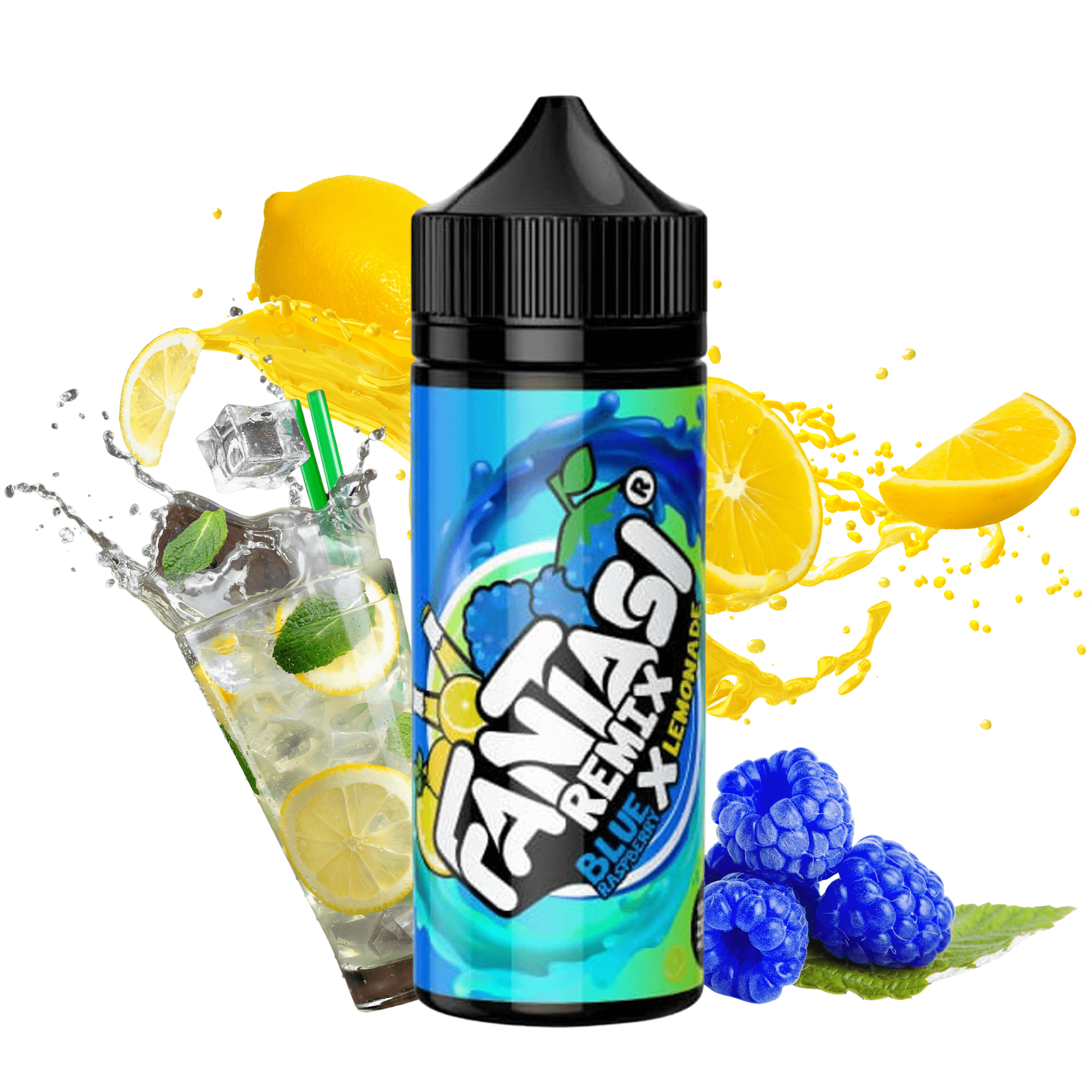 Fantasi - Blue Raspberry Lemonade 100ml - Electromist.co.ukE - LiquidFantasi