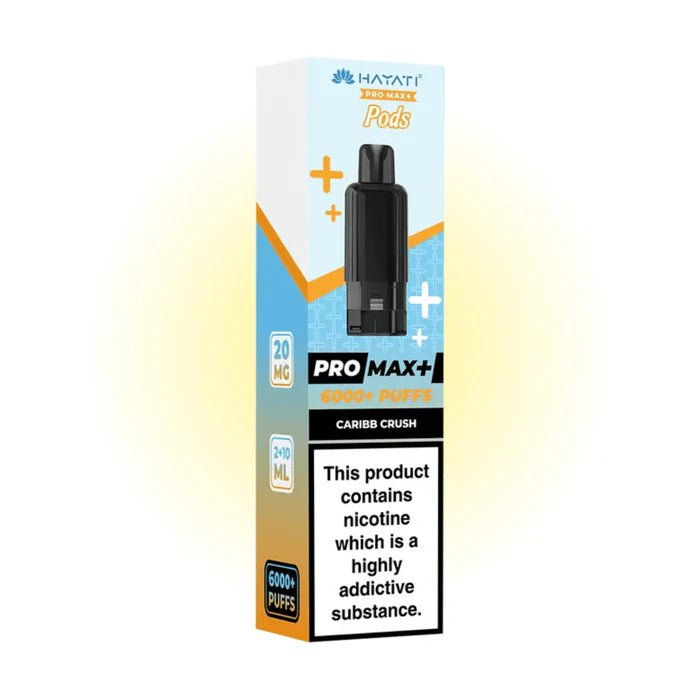 Hayati Pro Max 6000+ Prefilled Pods - Caribb Crush - Electromist.co.ukreplacement podsHayati