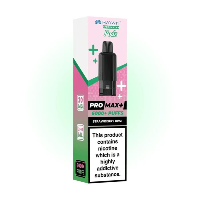 Hayati Pro Max 6000+ Prefilled Pods - Strawberry Kiwi - Electromist.co.ukPod kitsHayati