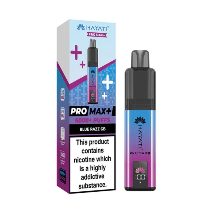 Hayati Pro Max+6K Pod Kit - Blue Razz GB - Electromist.co.ukPod kitsHayati