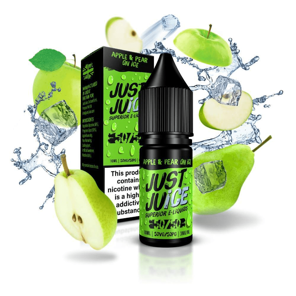 Just Juice - Apple and Pear Ice 10ml - Electromist.co.ukEliquidJust Juice