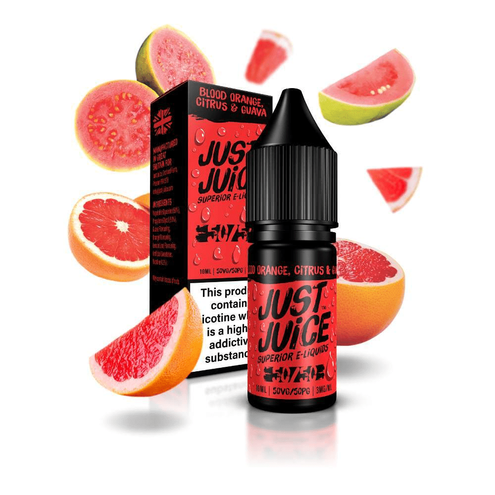 Just Juice - Blood Orange, Citrus and Guava 10ml - Electromist.co.ukEliquidJust Juice