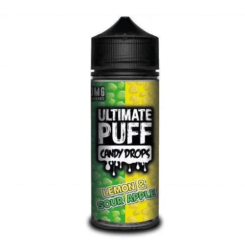 Ultimate Puff Lemon and Sour Apple Candy 100ml E - Liquid - Electromist.co.ukEliquidUltimate Puff