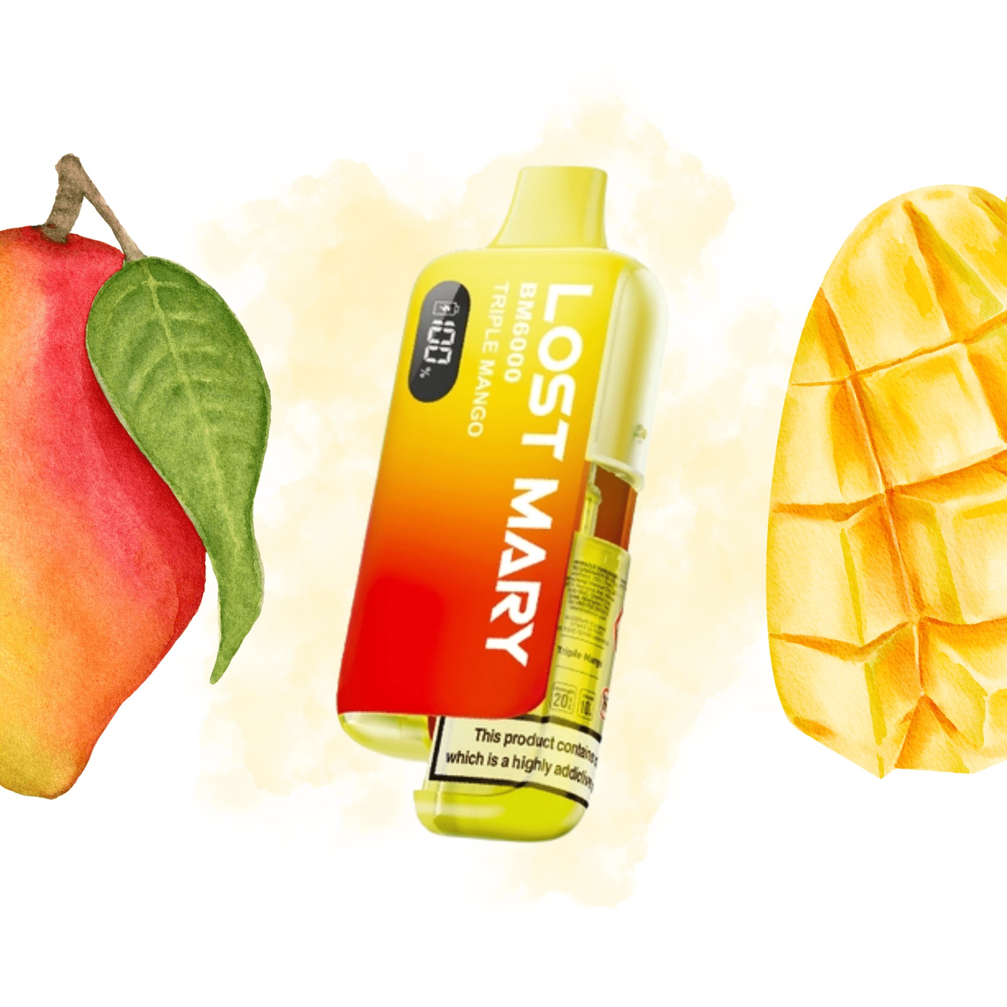 Lost Mary BM6000 - Refillable Kit Triple Mango 20mg - Electromist.co.ukLost Mary