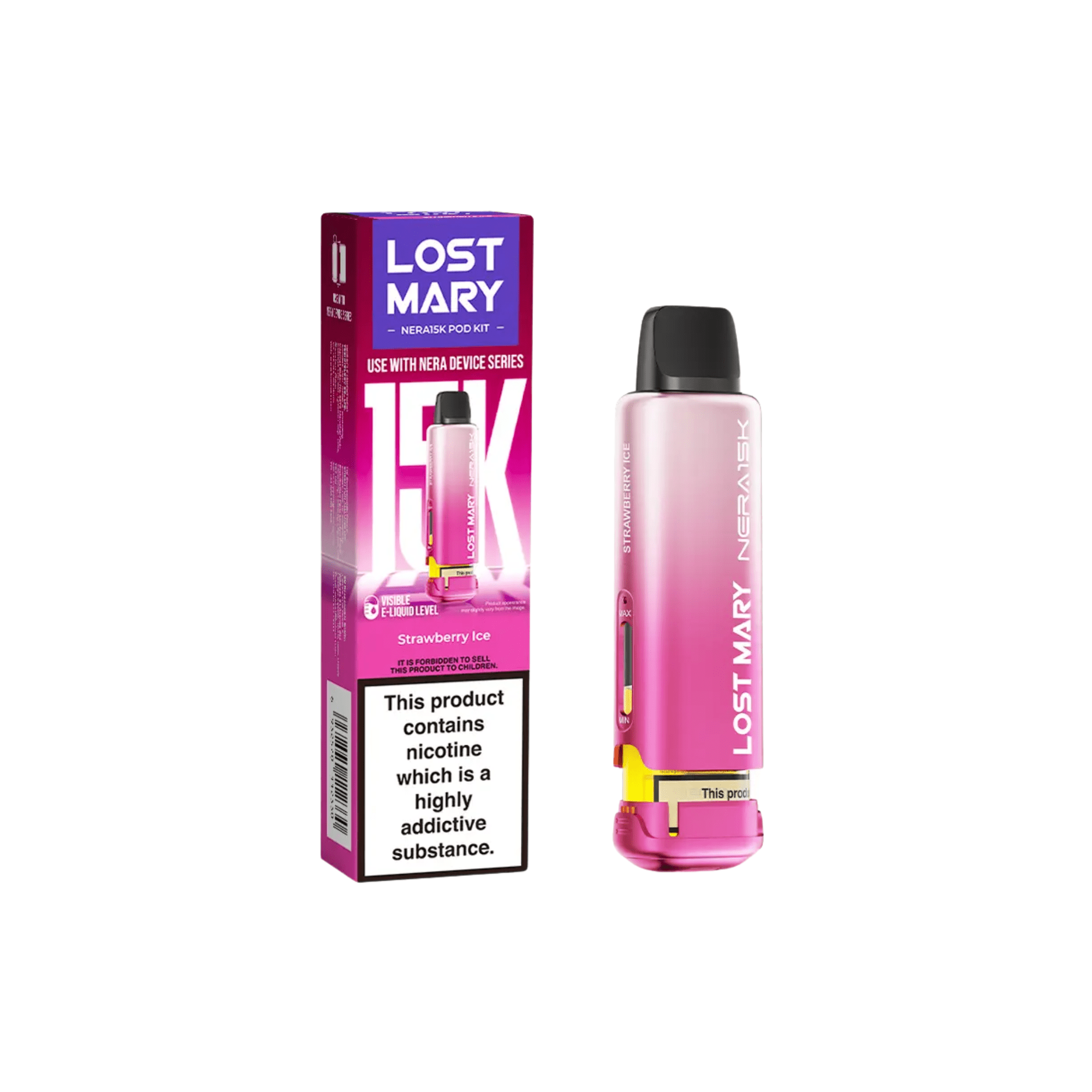 Lost Mary Nera 15K Pod Kit - Strawberry Ice - Electromist.co.ukPod kitsLost Mary