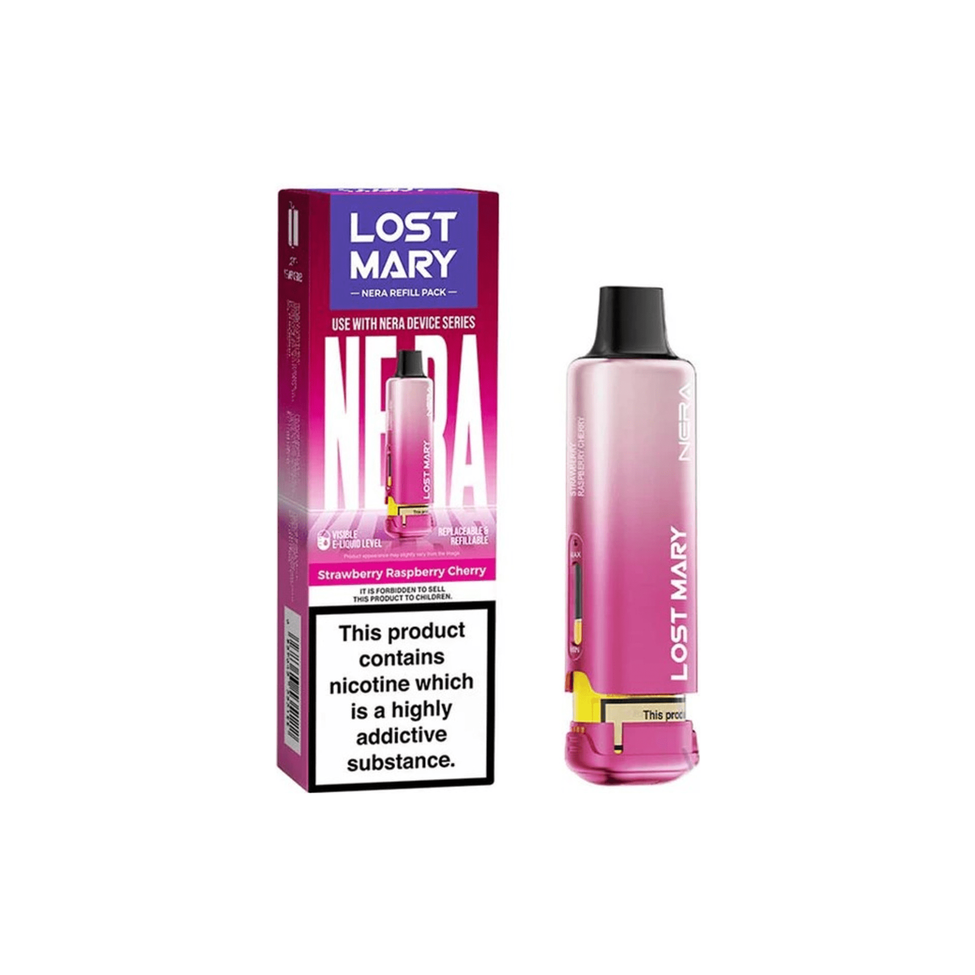 Lost Mary Nera 15K Pod kit - Strawberry Raspberry Cherry - Electromist.co.ukPod kitsLost Mary