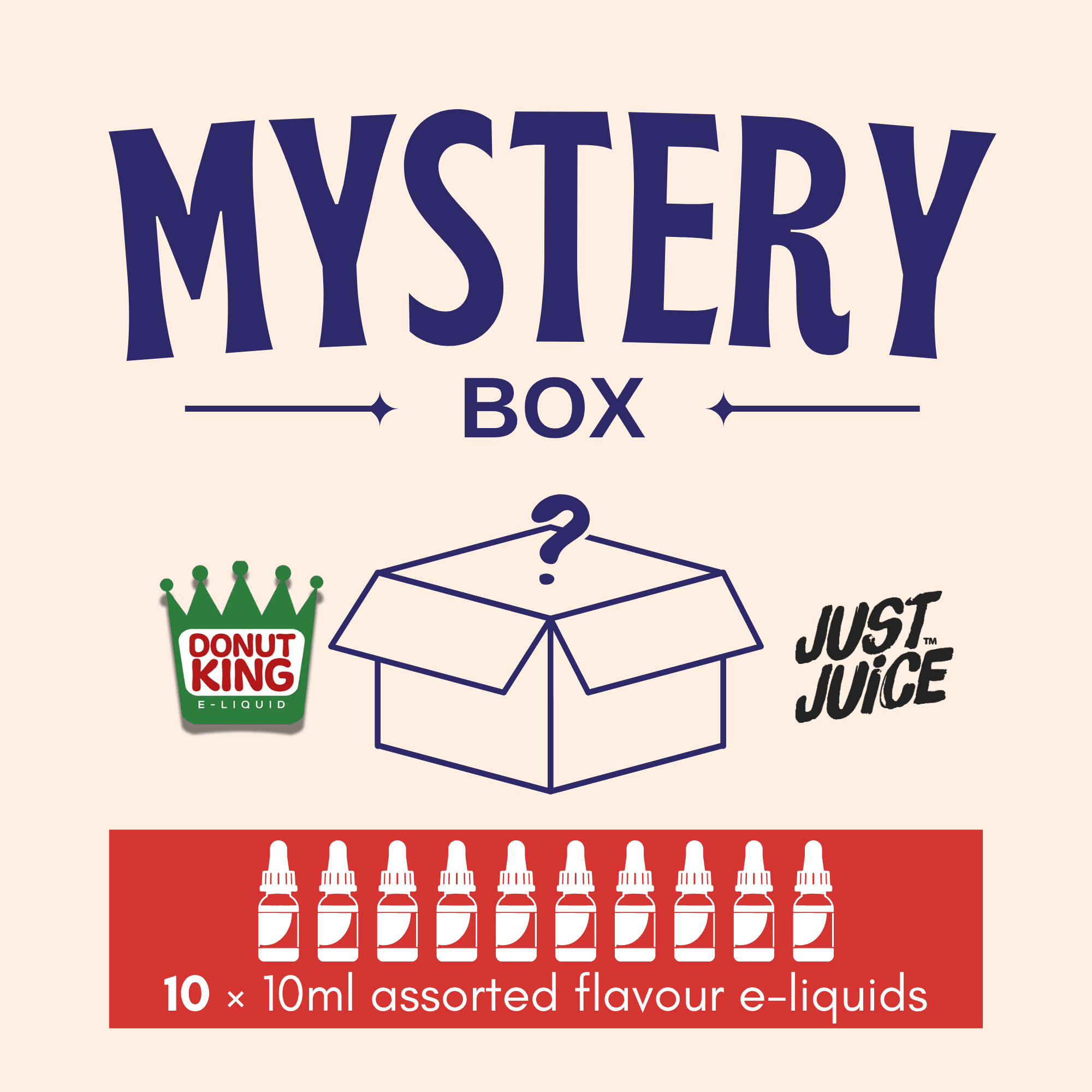 MYSTERY BOX - 10 x 10 ml E - Liquid - Electromist.co.ukEliquidElectromist.co.uk